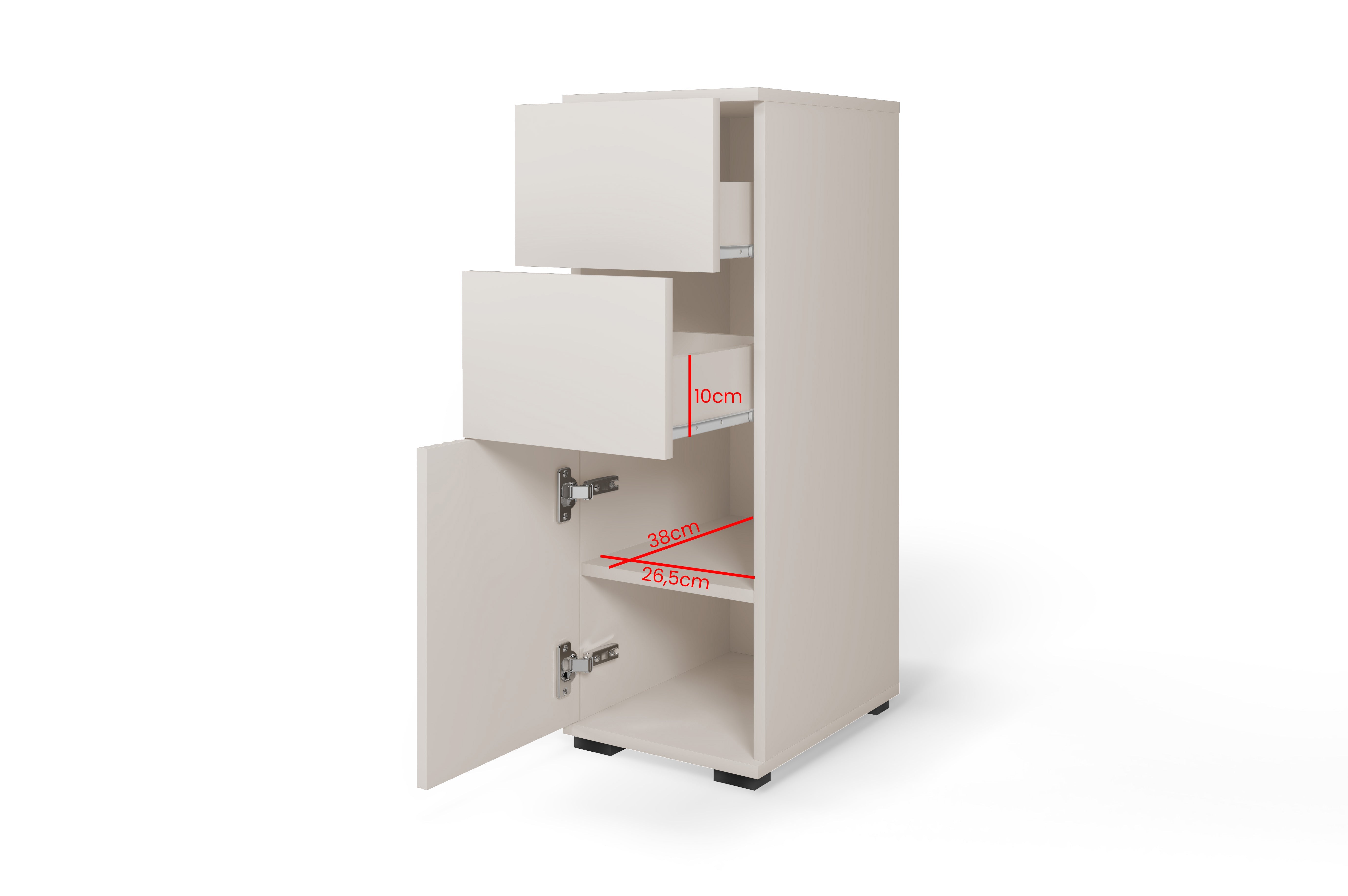 PK Rayo 7 Hallway Wardrobe - Upholstered Panels in Various Colours