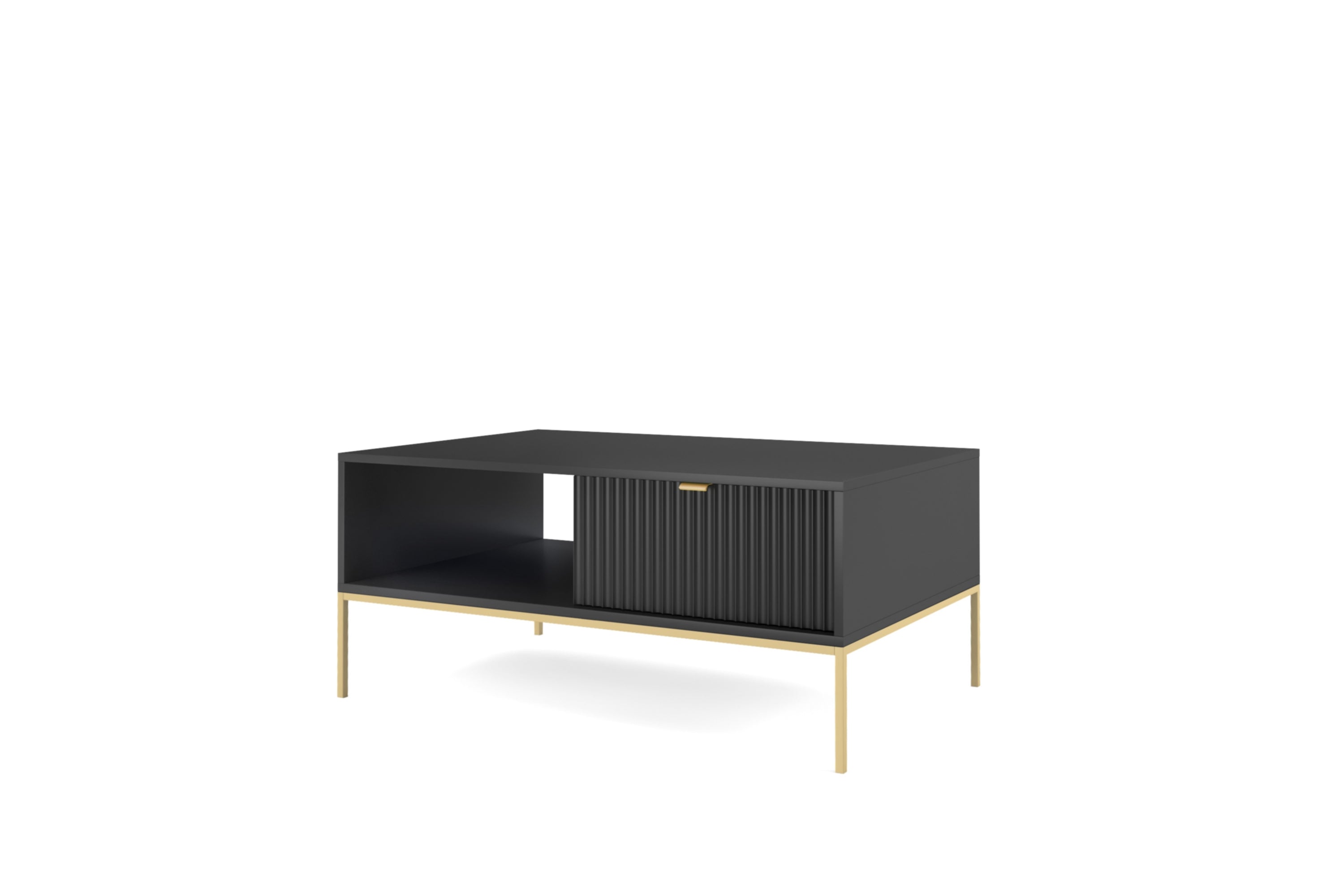 Nova Couchtisch Schwarz - Modernes Design und praktische Funktionalität