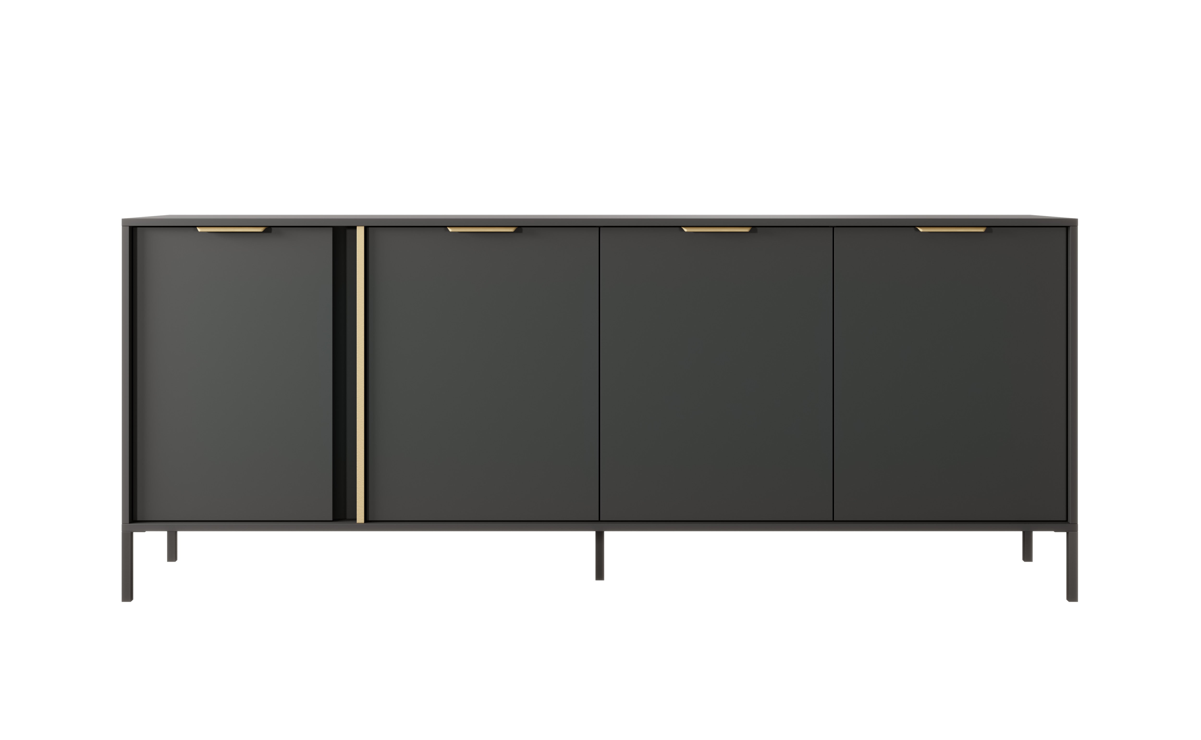 Lask Lars – Wide Sideboard with 4 Doors