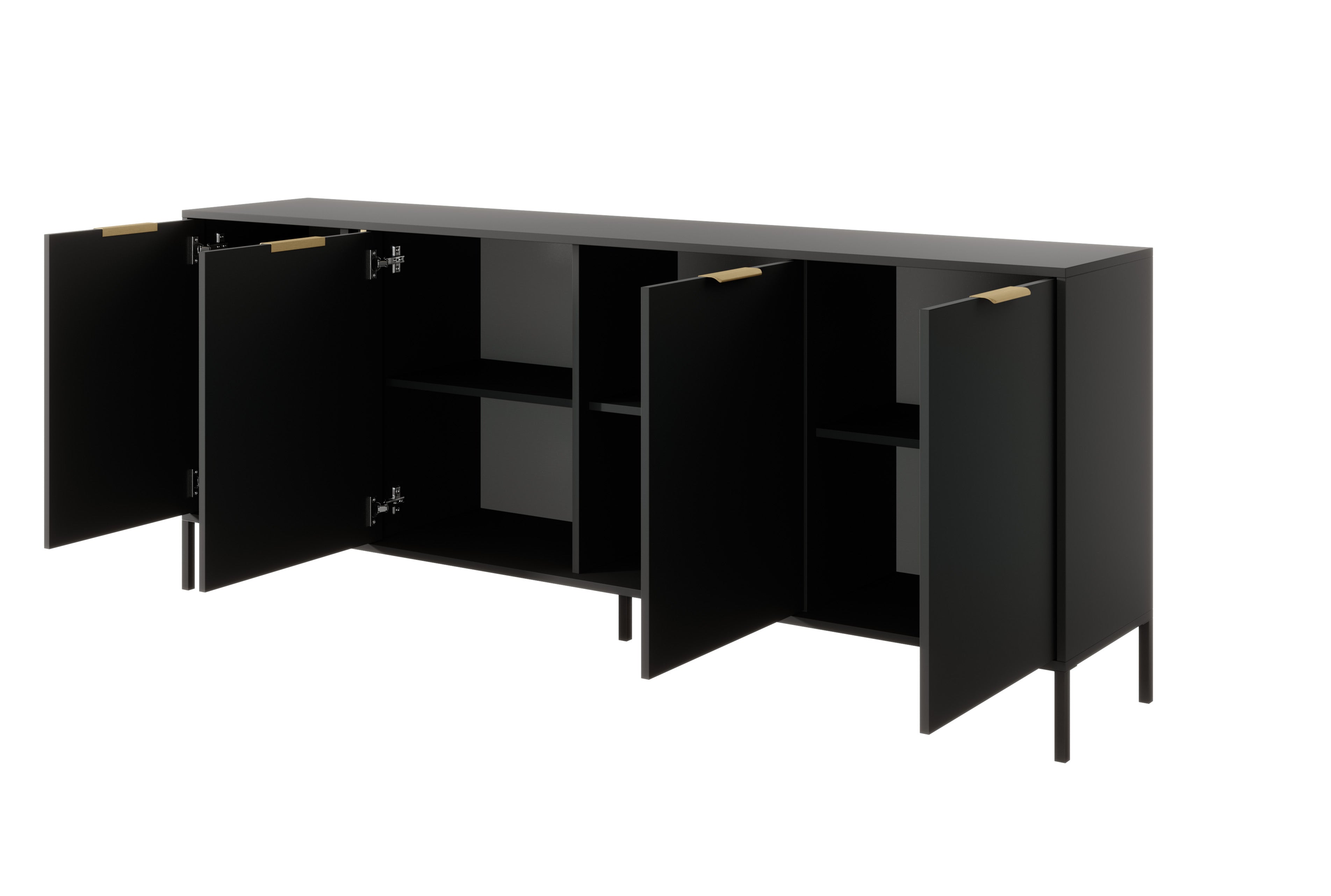 Lask Lars – Wide Sideboard with 4 Doors