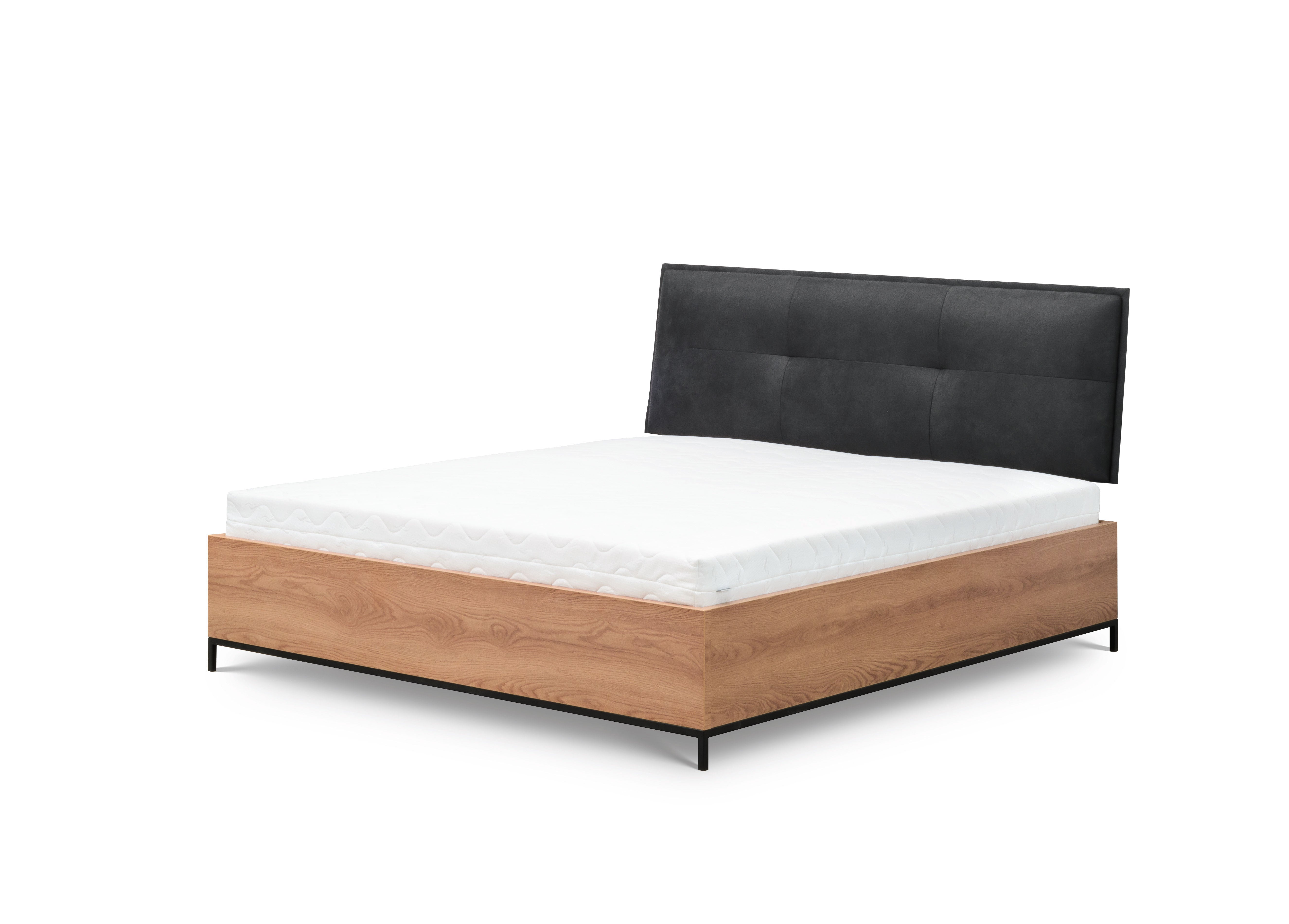 NE Loft Caramel – Bett mit Stauraum 140 x 200 cm