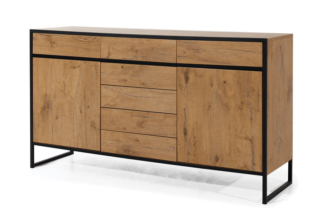 NE Loft Sideboard – 7 Drawers & 2 Doors – 160 cm