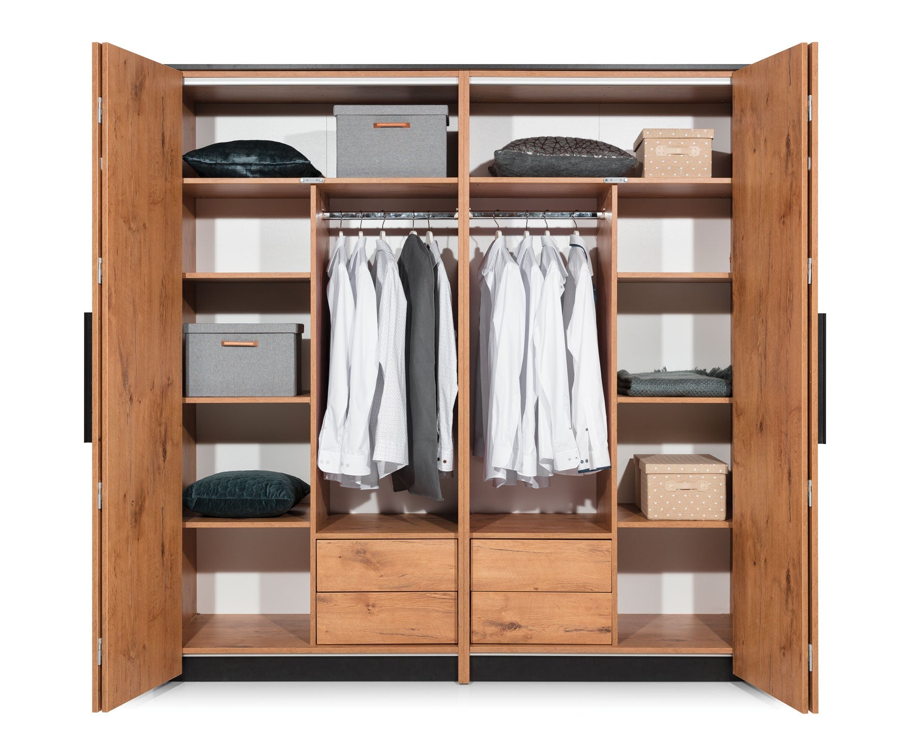 NE Loft 4-Door Wardrobe – 204 cm