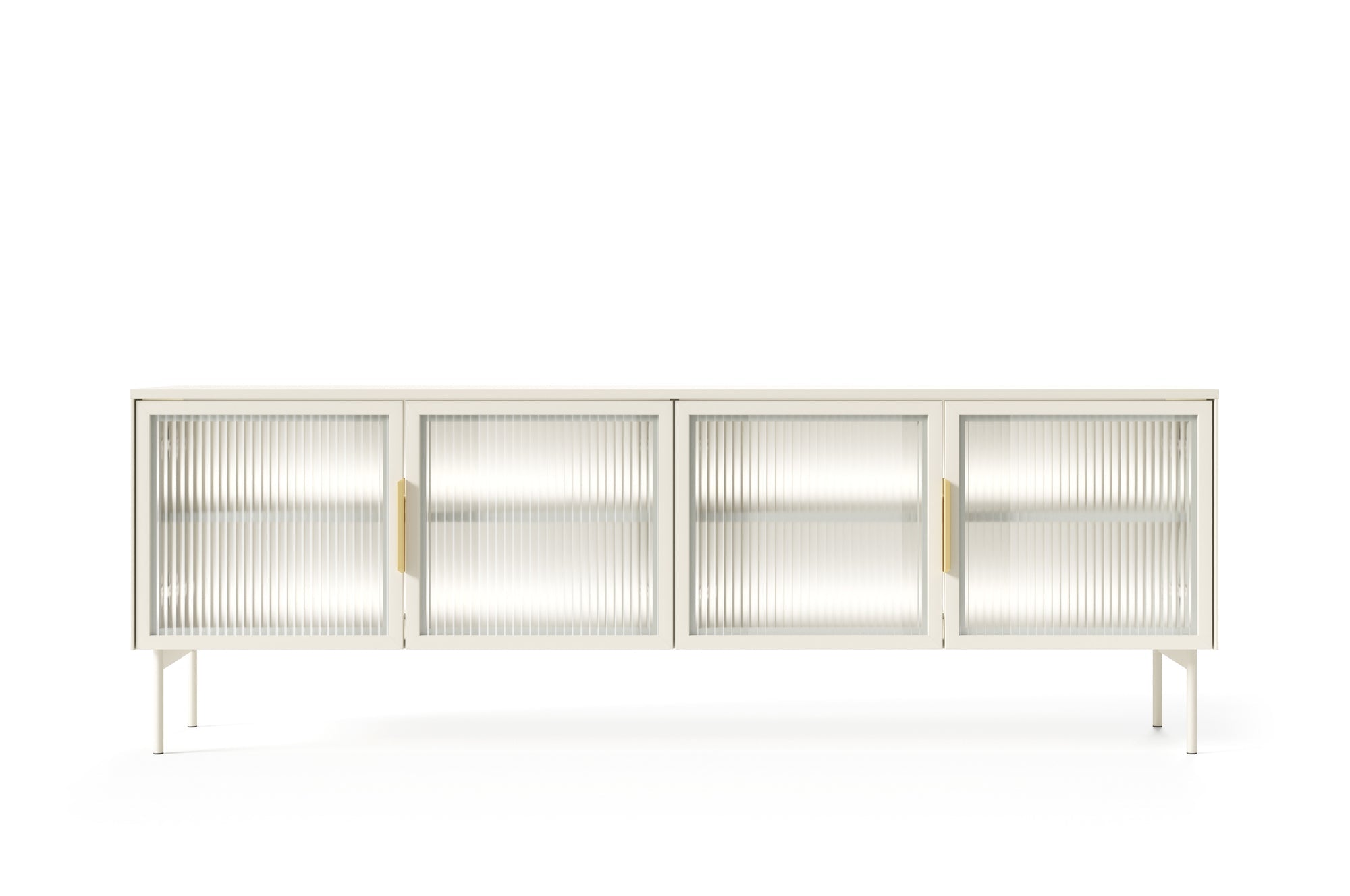 Lask LUMI 4D TV Stand with LED Lighting – 181.3 x 39.5 cm – Cashmere