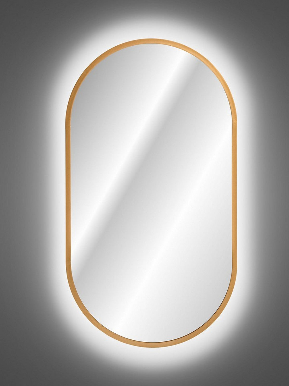 Apollo Gold LED-Spiegel – 50 x 90 cm