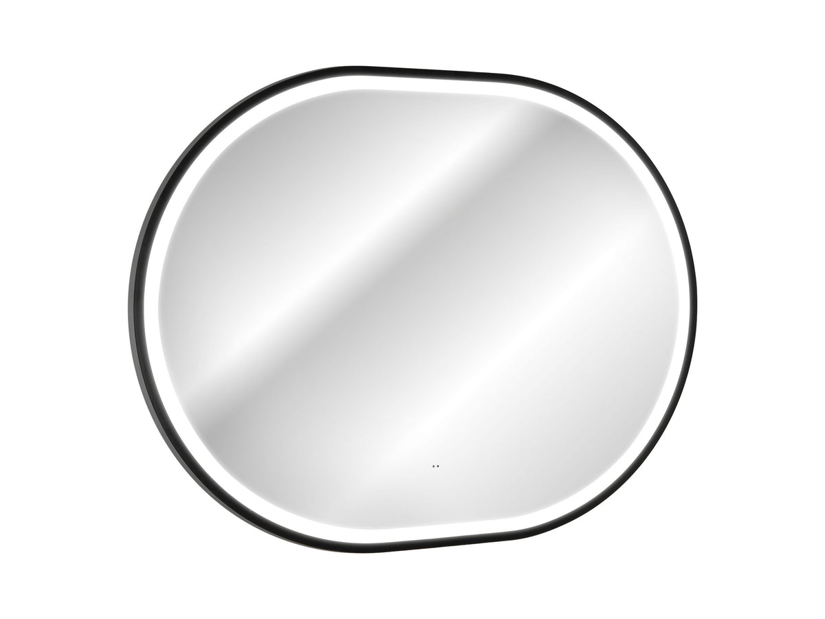Apollo 2 Black LED Mirror – 70 x 90 cm