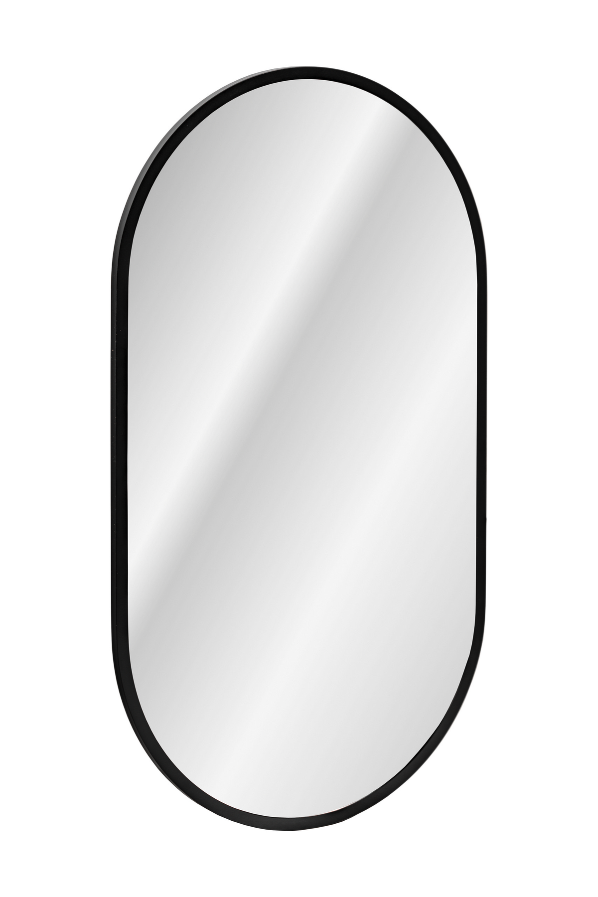 Apollo Black LED Mirror – 50 x 90 cm
