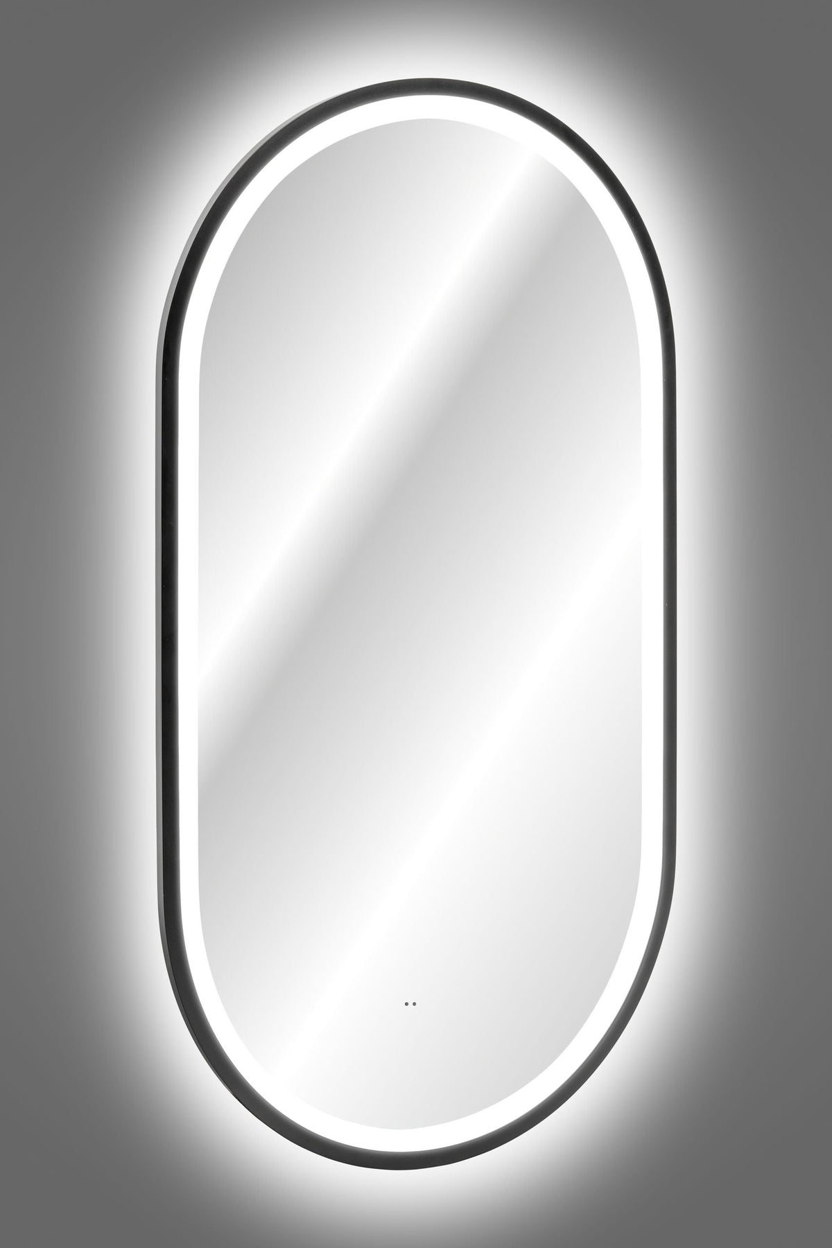 Apollo 2 Black LED-Spiegel – 50 x 90 cm