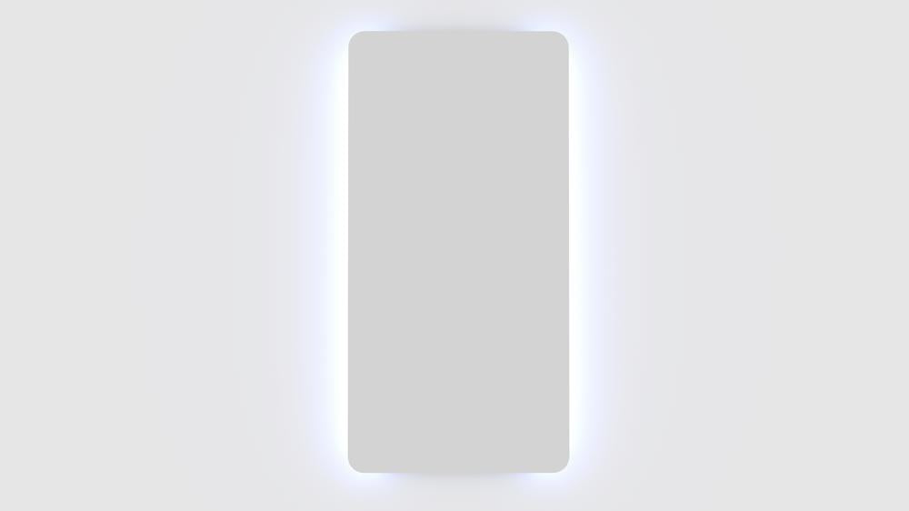 Diana – Frameless LED Bathroom Mirror, 40 × 80 cm