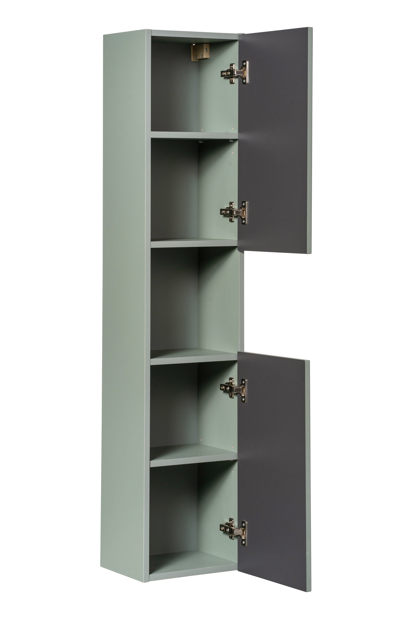 Line Reed Green with High Cabinet Bathroom Set 80CM UN PATI SET-LRG B OAK