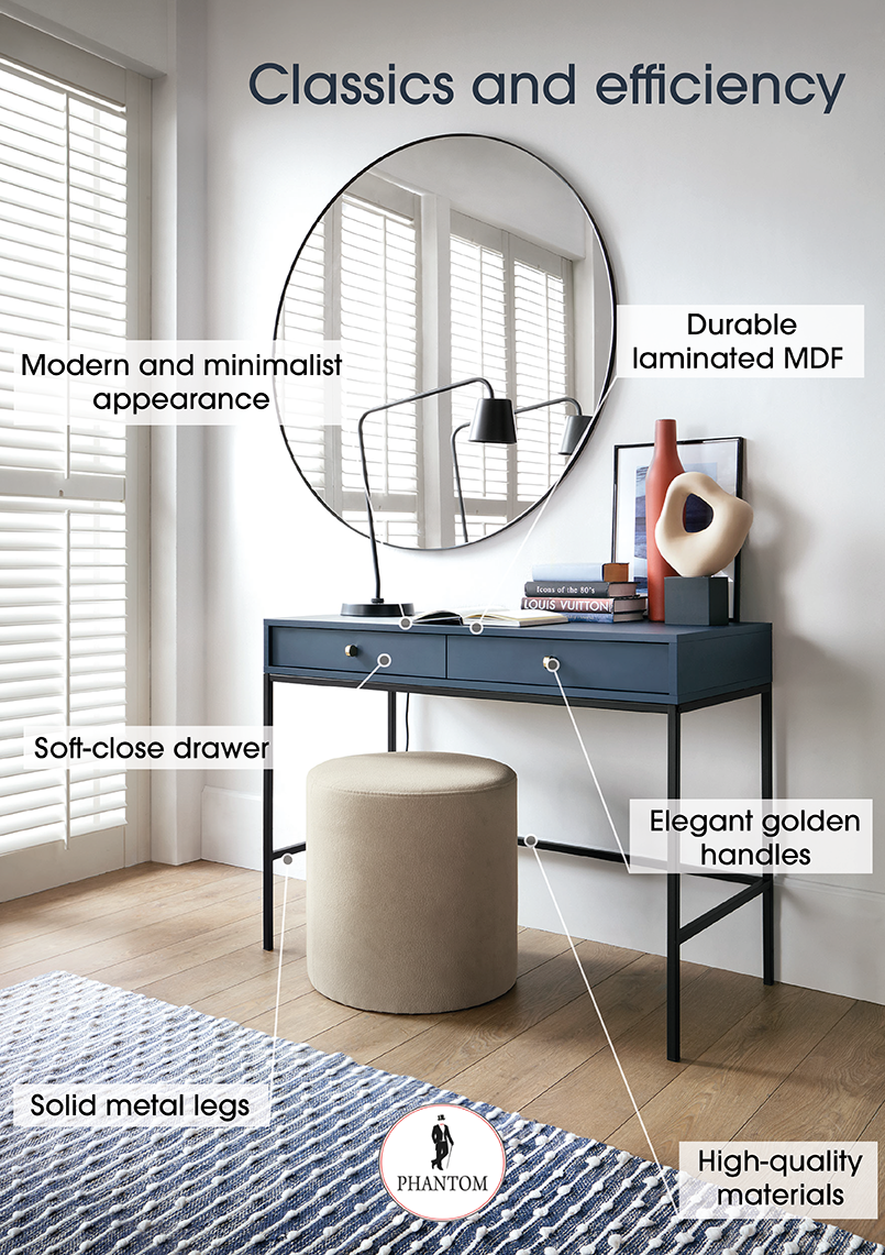 Schminktisch Mono Beige