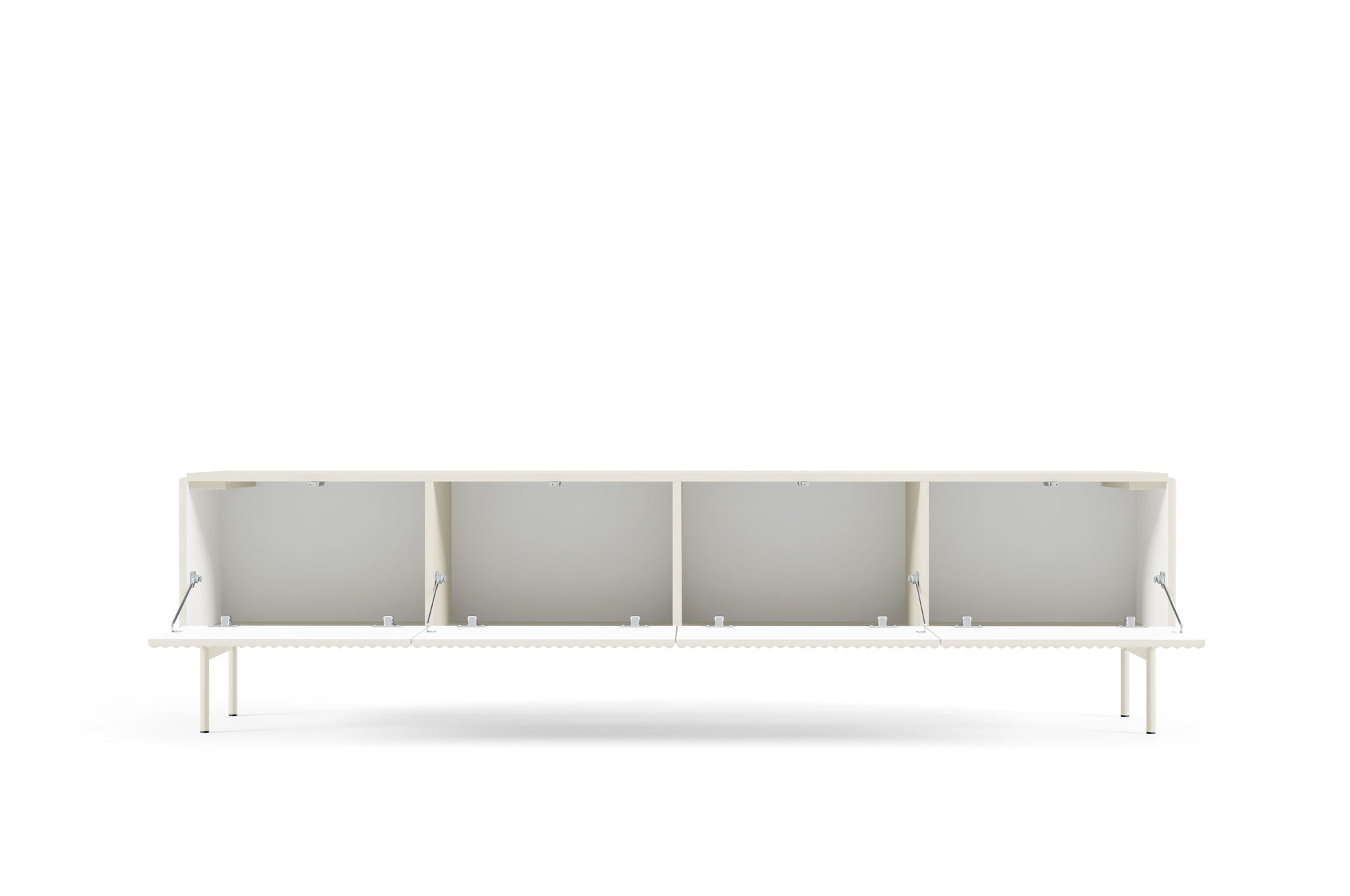 Lask Multi Cashmere – TV Cabinet 195 cm with 4 Doors (195.2 × 51.2 × 39.8 cm)