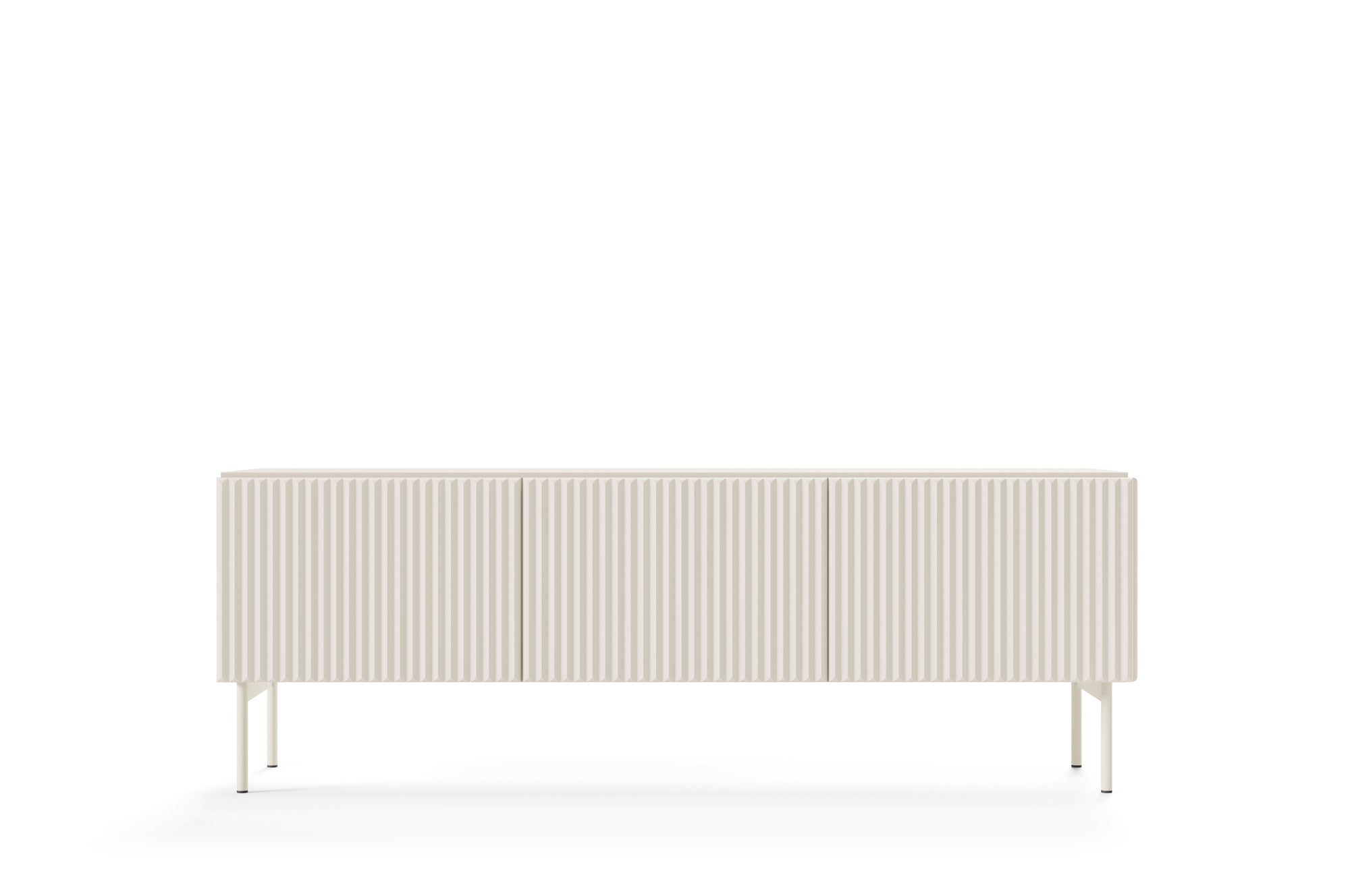 Lask Multi Cashmere – TV Cabinet 147 cm with 3 Doors (147 × 51.2 × 39.8 cm)