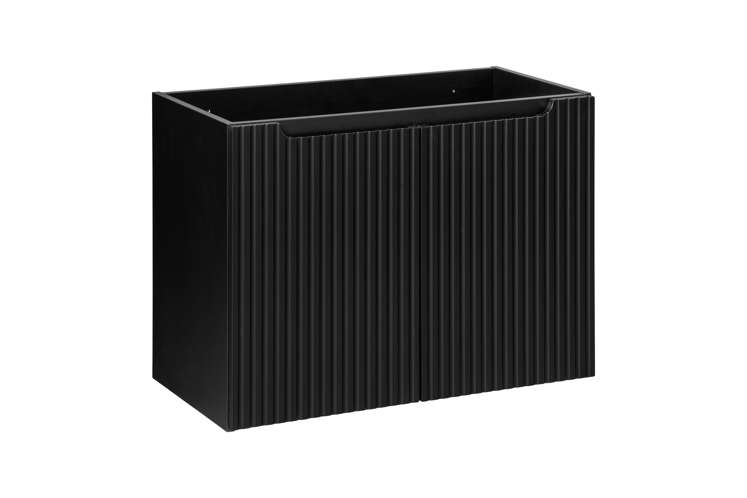 Nova Black 80cm Badezimmer-Set mit Regalen SET-NOB B OAK UN BEYOND 5 BL