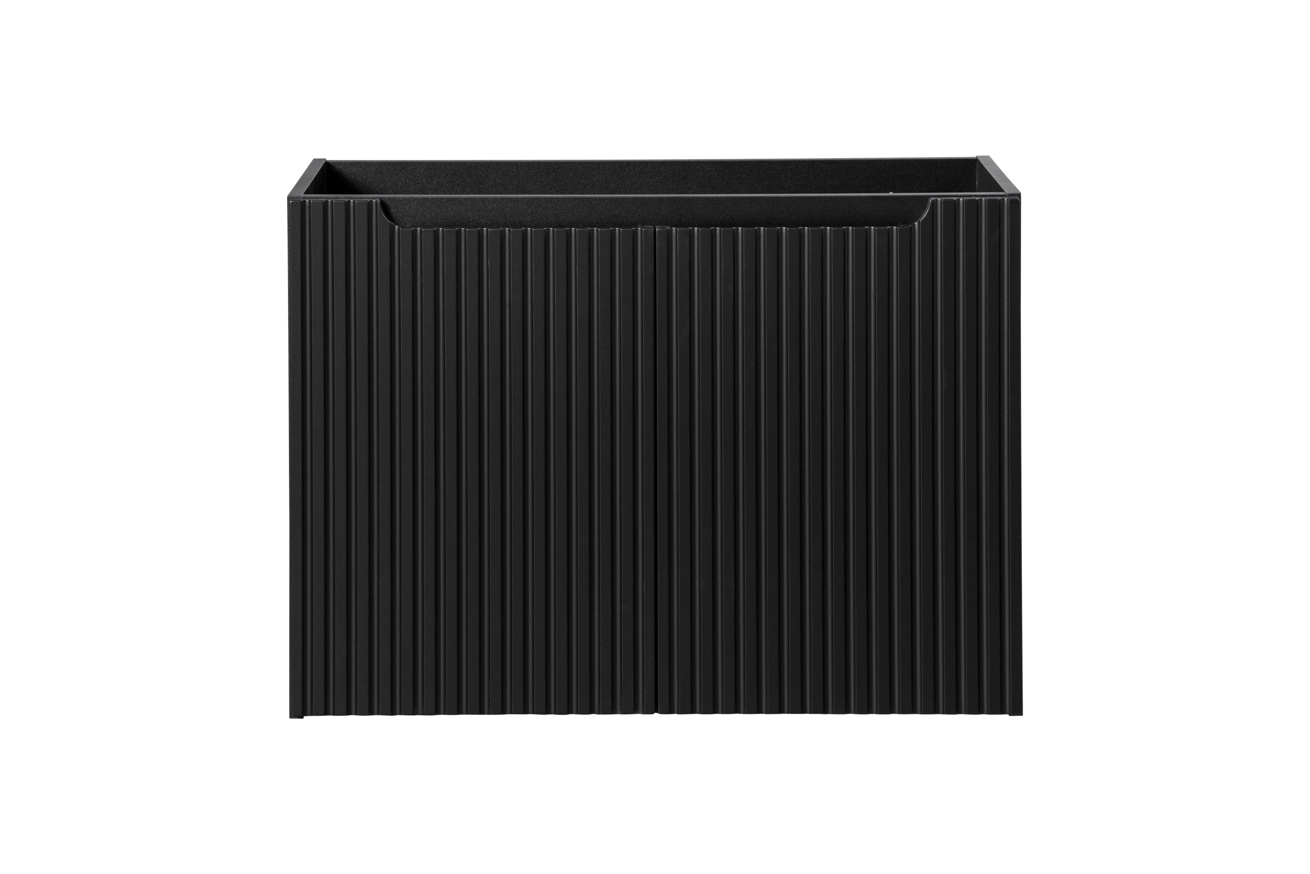 Nova Black 80cm Badezimmer-Set mit Regalen SET-NOB B OAK UN