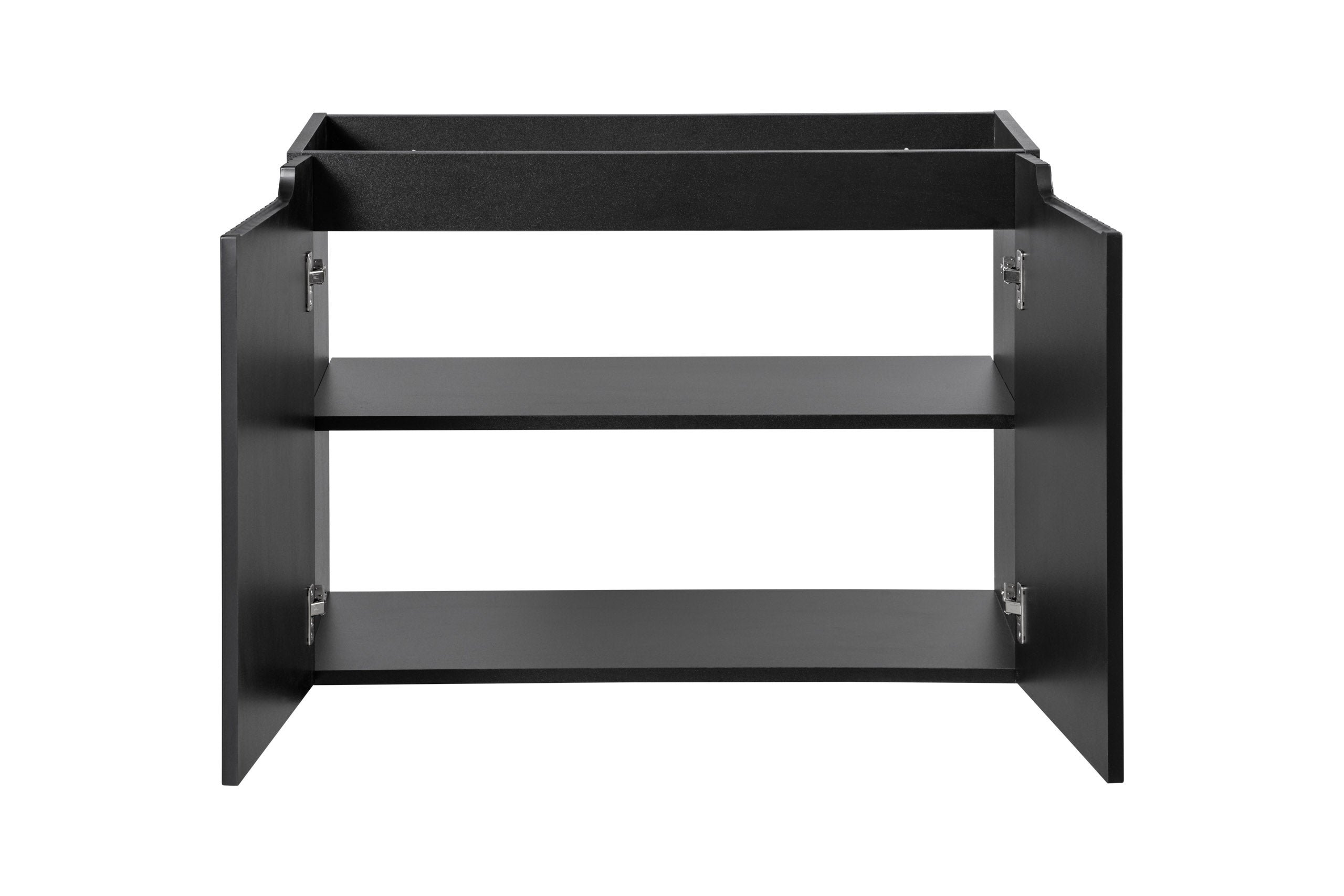 Nova Black 80cm Badezimmer-Set mit Regalen SET-NOB B OAK UN