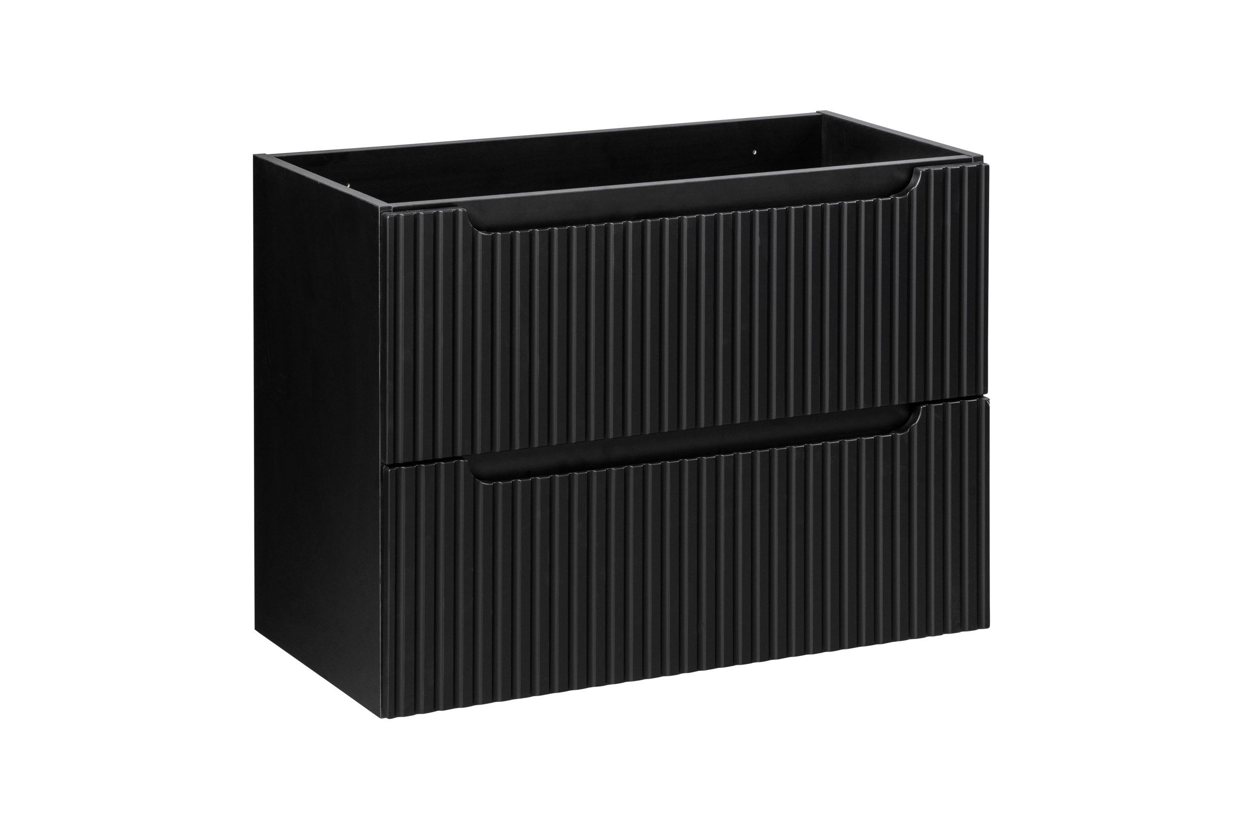 Nova Black 80cm Badezimmer-Set mit Hochschrank SET-NOB B OAK UN BEYOND 5 WH