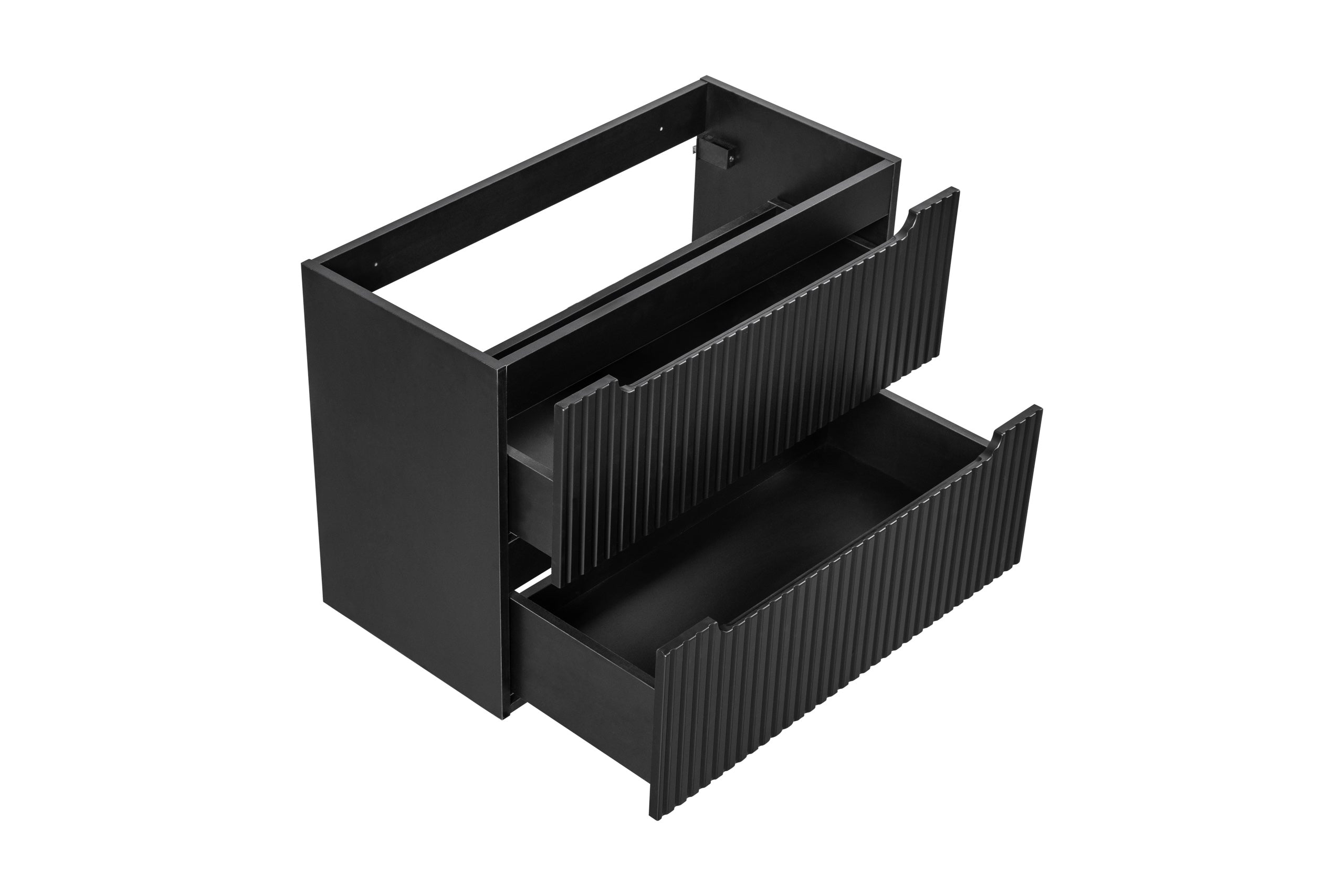 Nova Black 80cm Badezimmer-Set mit Schubladen SET-NOB B OAK UN BEYOND 5 BL
