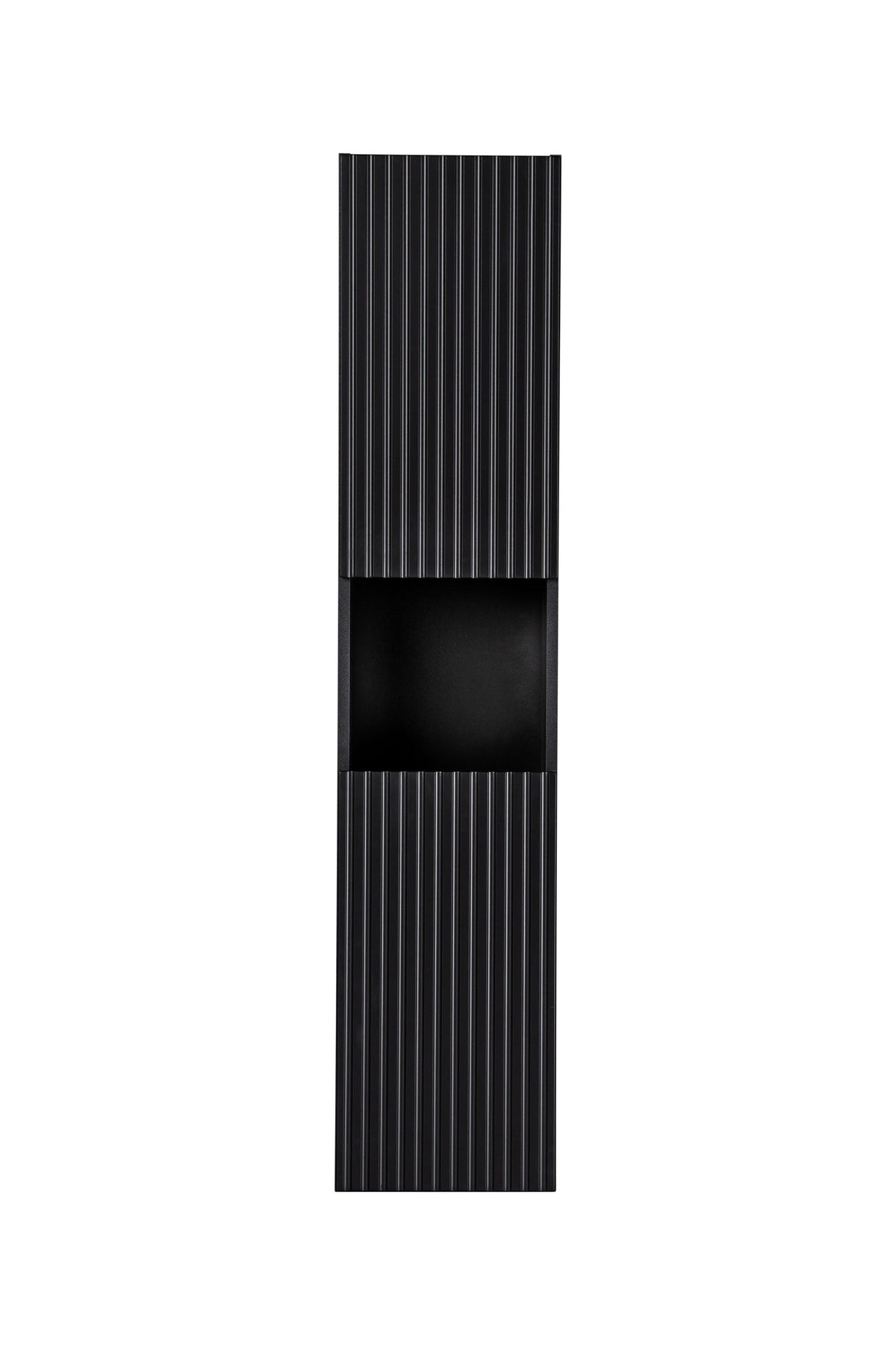 Nova Black Hochschrank 2 Türen – Schwarz Matt, 30 cm