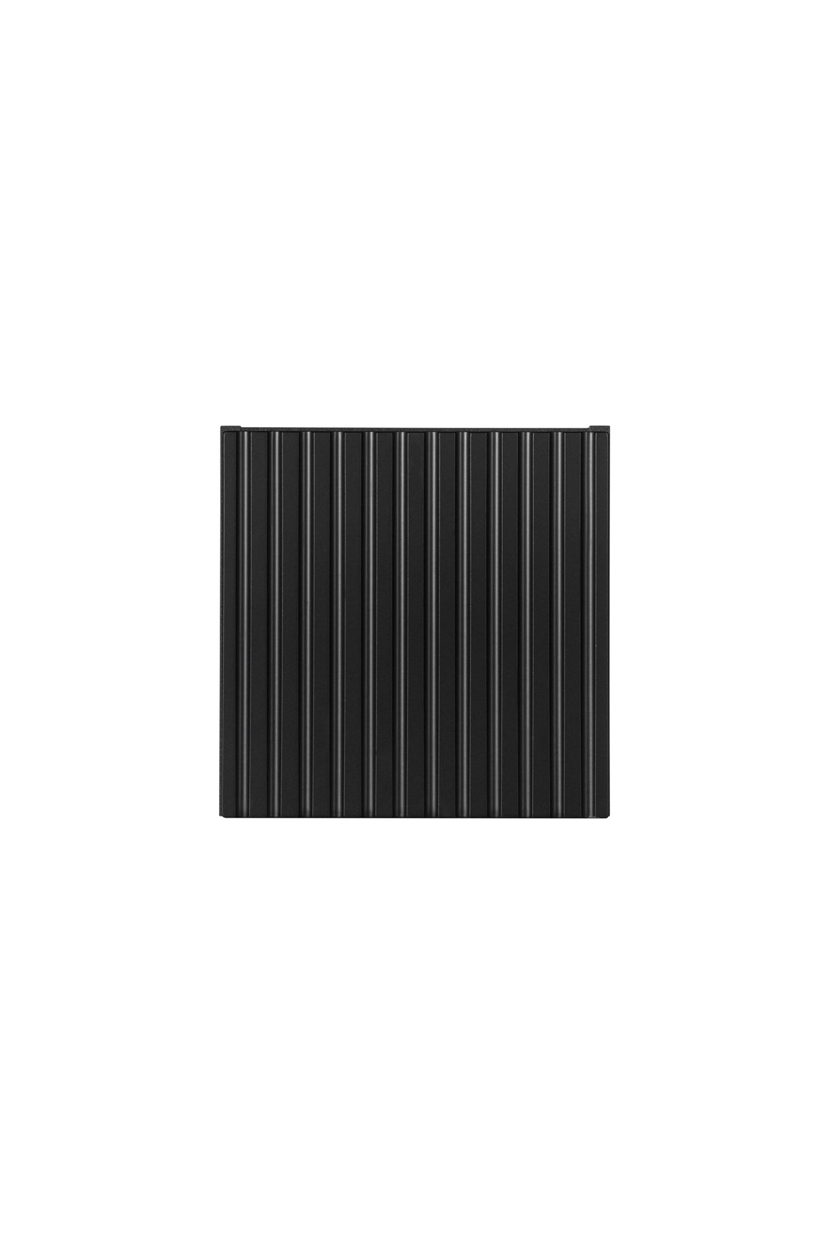 Nova Black Qubik Wandschrank 1 Tür – Schwarz Matt, 30×30 cm
