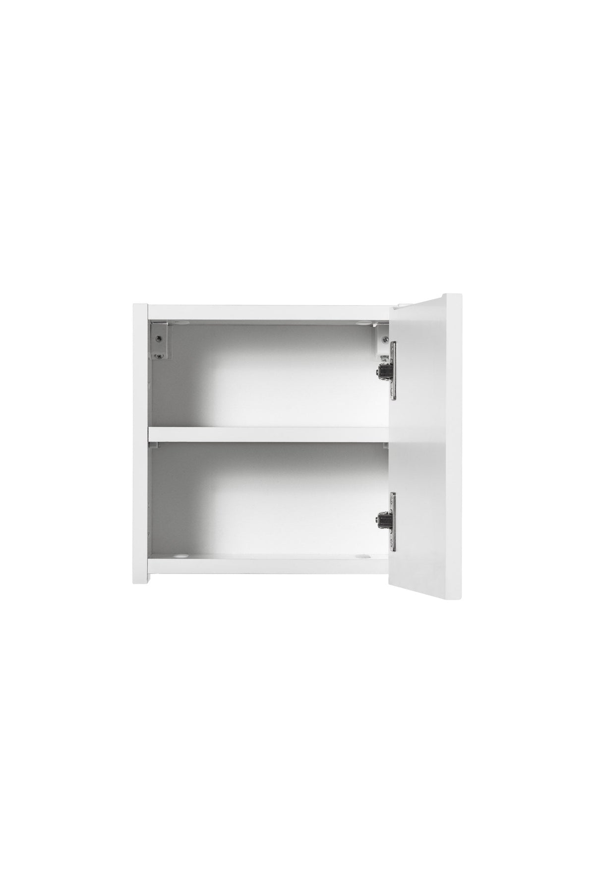 Nova White Qubik Wall Cabinet 1 Door – White Matt, 30×30 cm