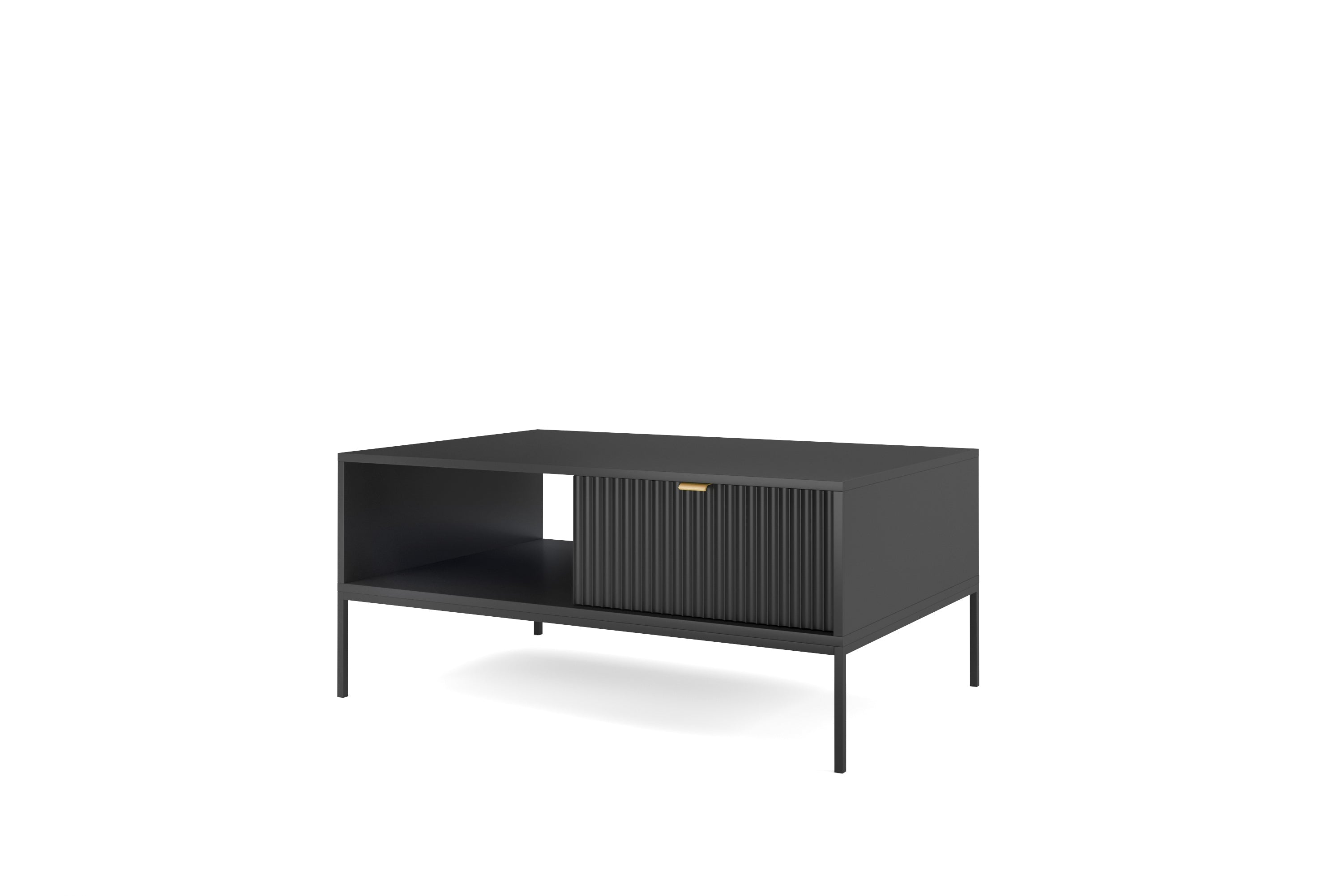 Nova Couchtisch Schwarz - Modernes Design und praktische Funktionalität