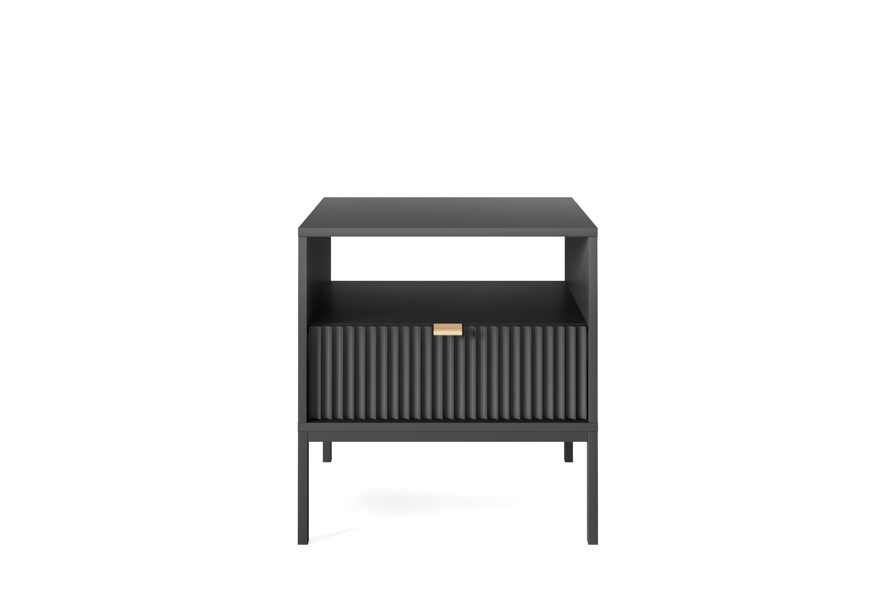 Nova Nightstand Black - Modern Elegance for Your Bedroom