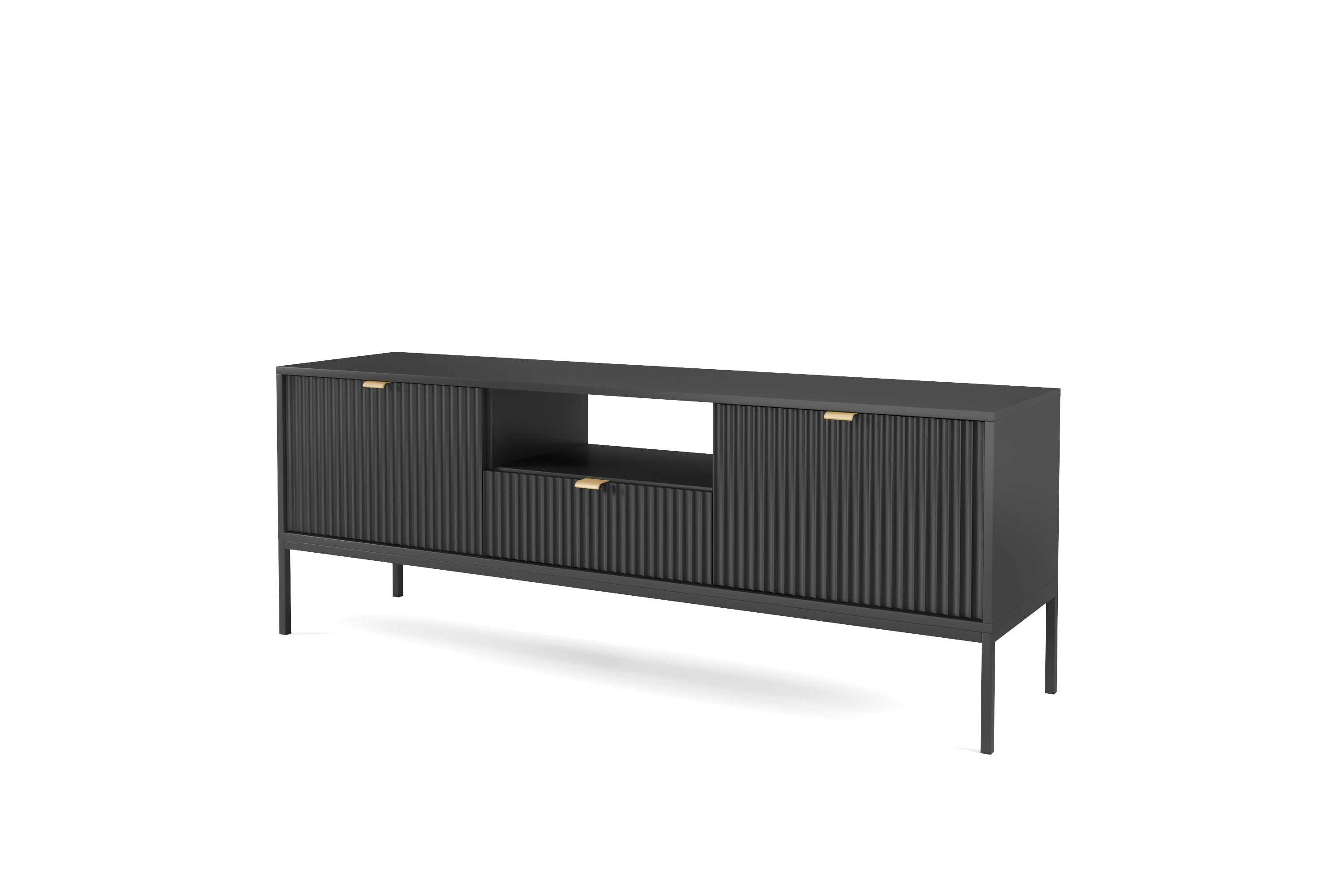Nova TV STAND Black - Modern Design and Versatile Style in a Sleek TV Cabinet