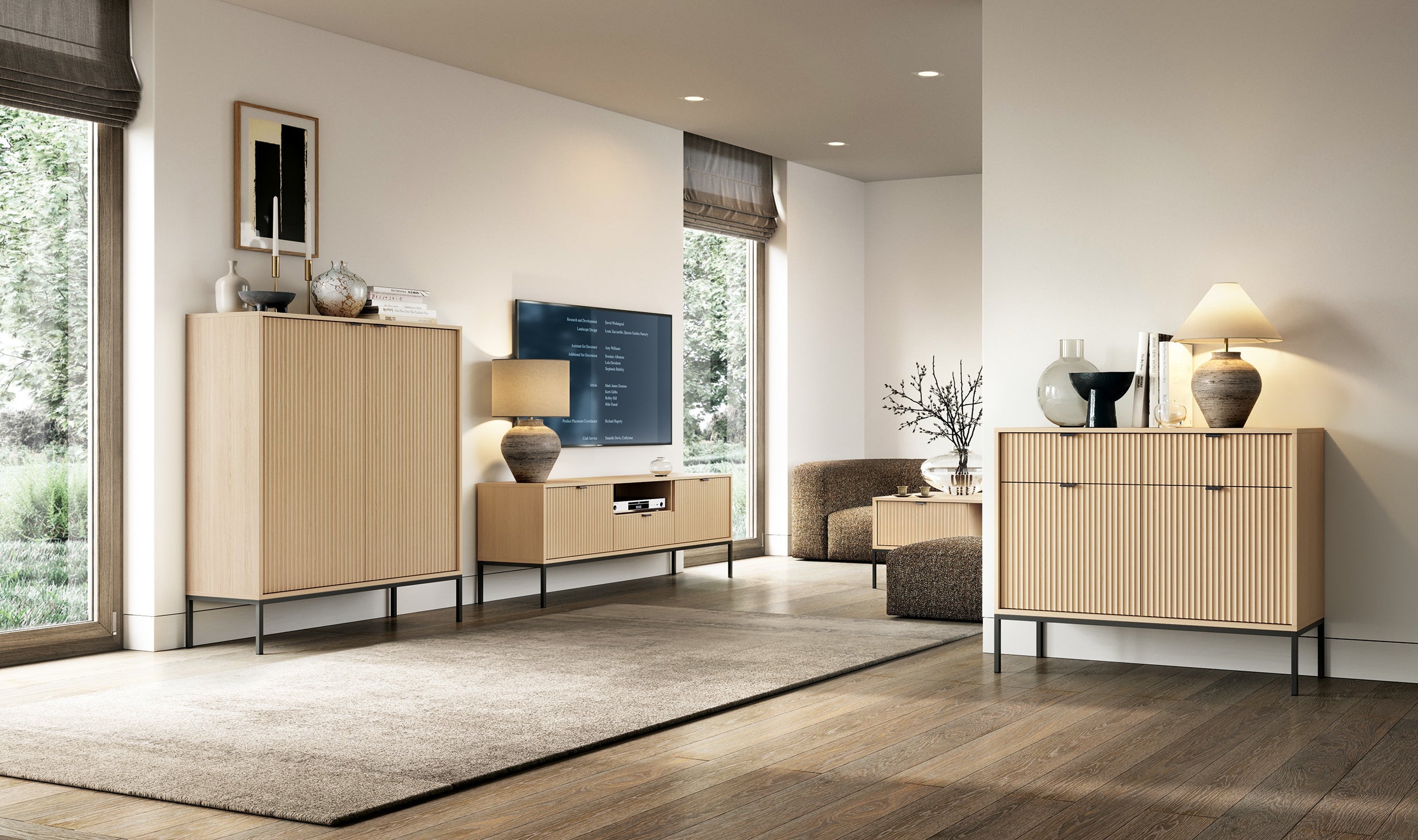 Nova Kommode Vincenz's Eiche – Eine Fusion aus moderner Eleganz und praktischem Stauraum