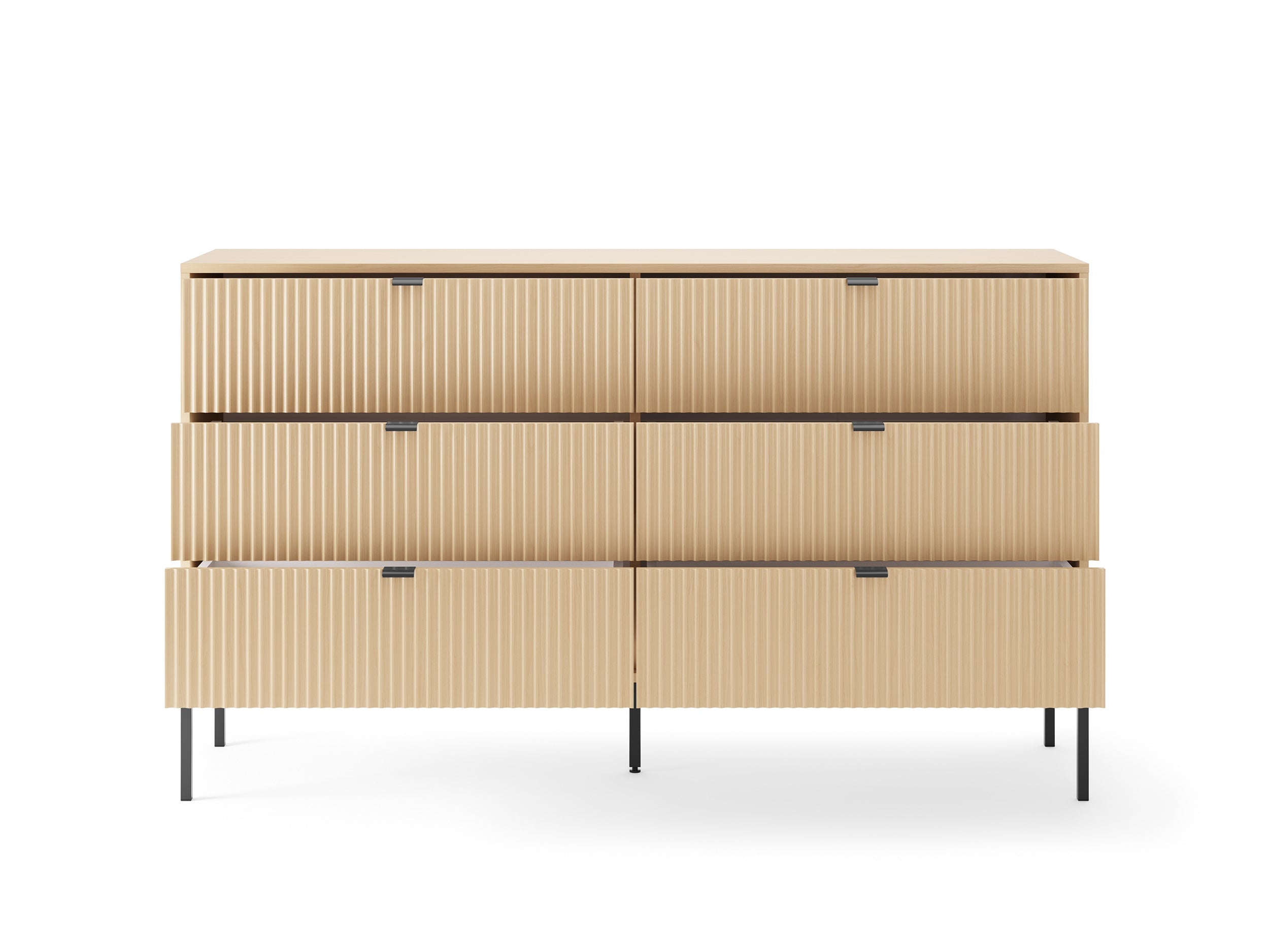 Nova Kommode Vincenz's Eiche – Eine Fusion aus moderner Eleganz und praktischem Stauraum