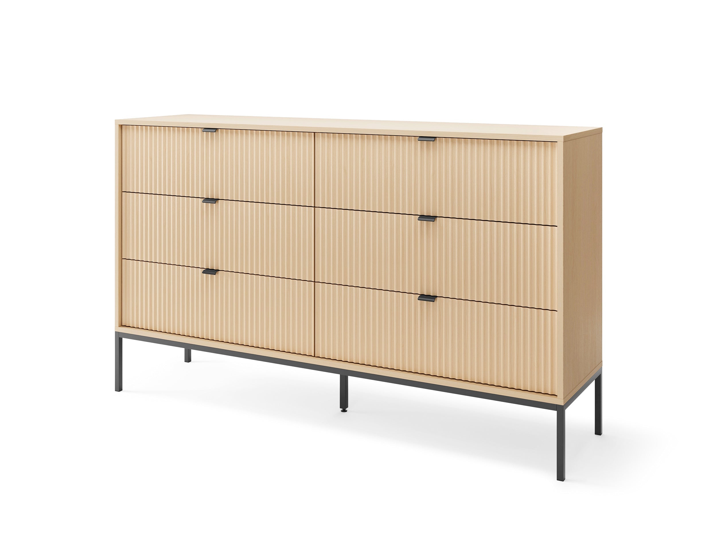 Nova Kommode Vincenz's Eiche – Eine Fusion aus moderner Eleganz und praktischem Stauraum