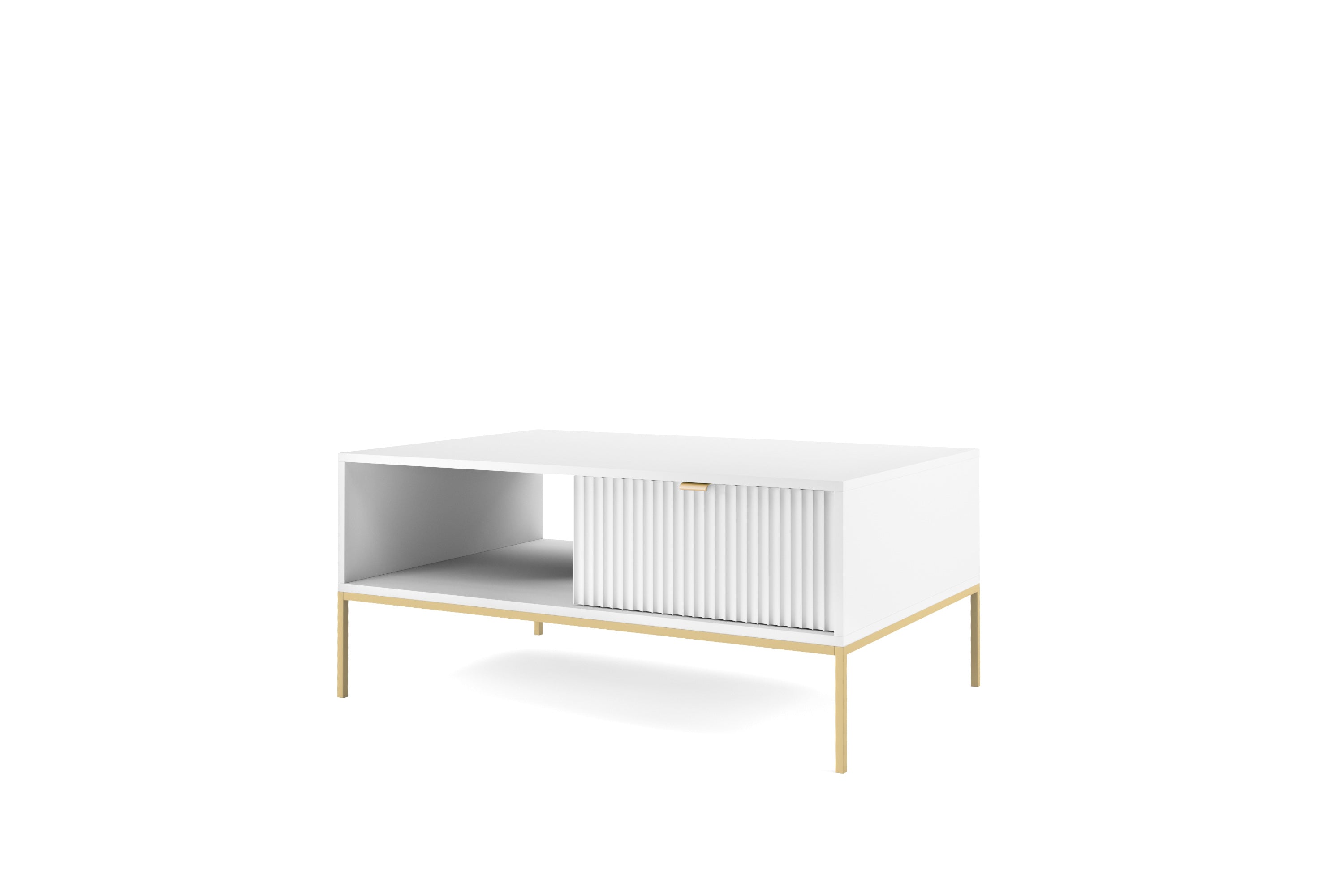 Couchtisch Nova Weiß – Modernes Design und praktische Funktionalität