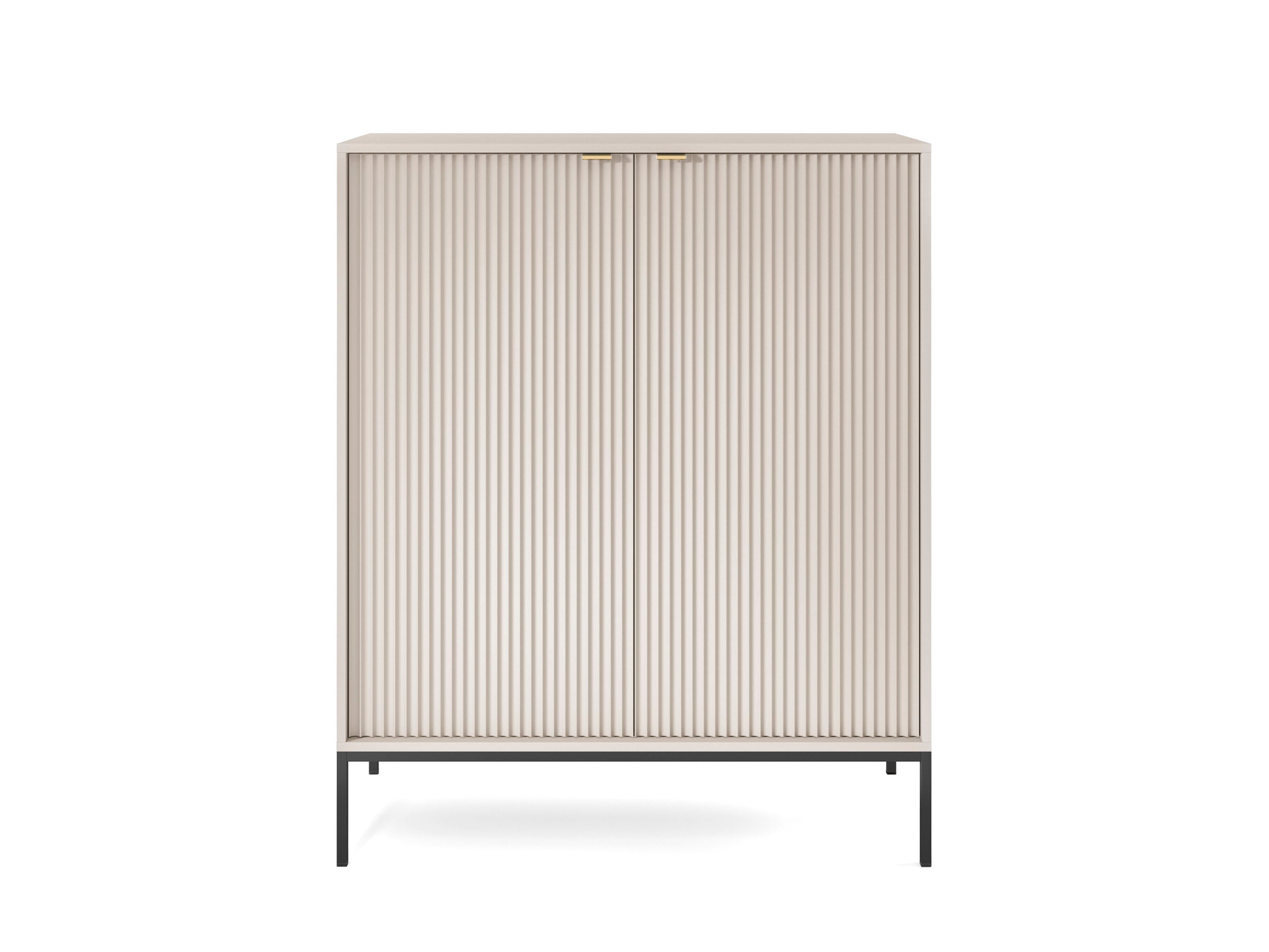 Nova Dresser Cashmere - Modern Design with Two Push to Open Door