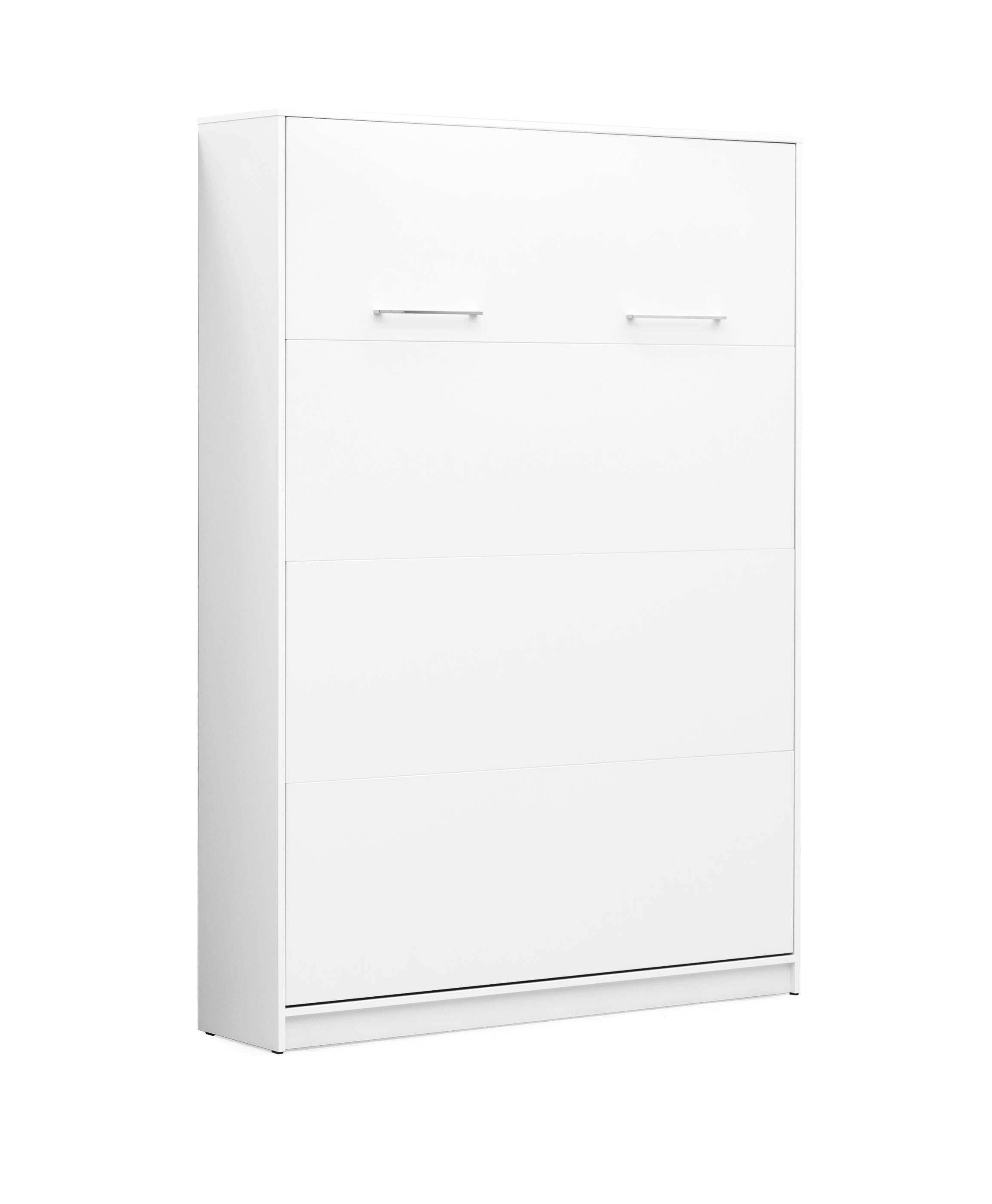 Individualisierbares Schrankbett Basic Möbelset Weiß Matt 90, 120, 140 x 200 cm