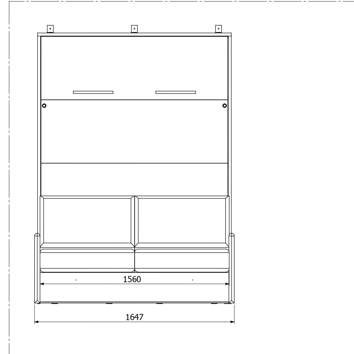 Customizable Genius Murphy Bed Set with Sofa 140×200 cm – Cashmere