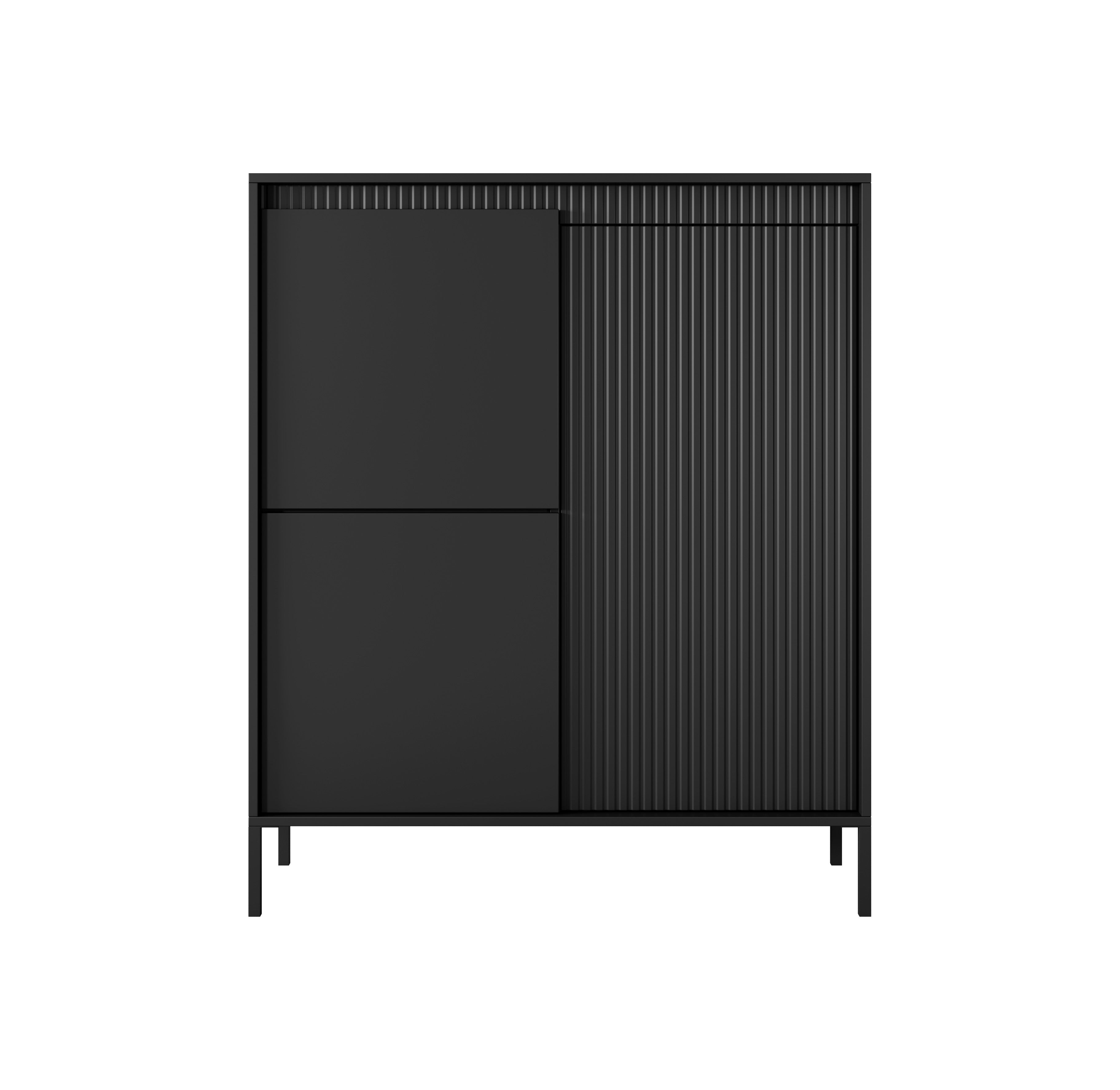 Lask Senso – High Sideboard 104 cm Black