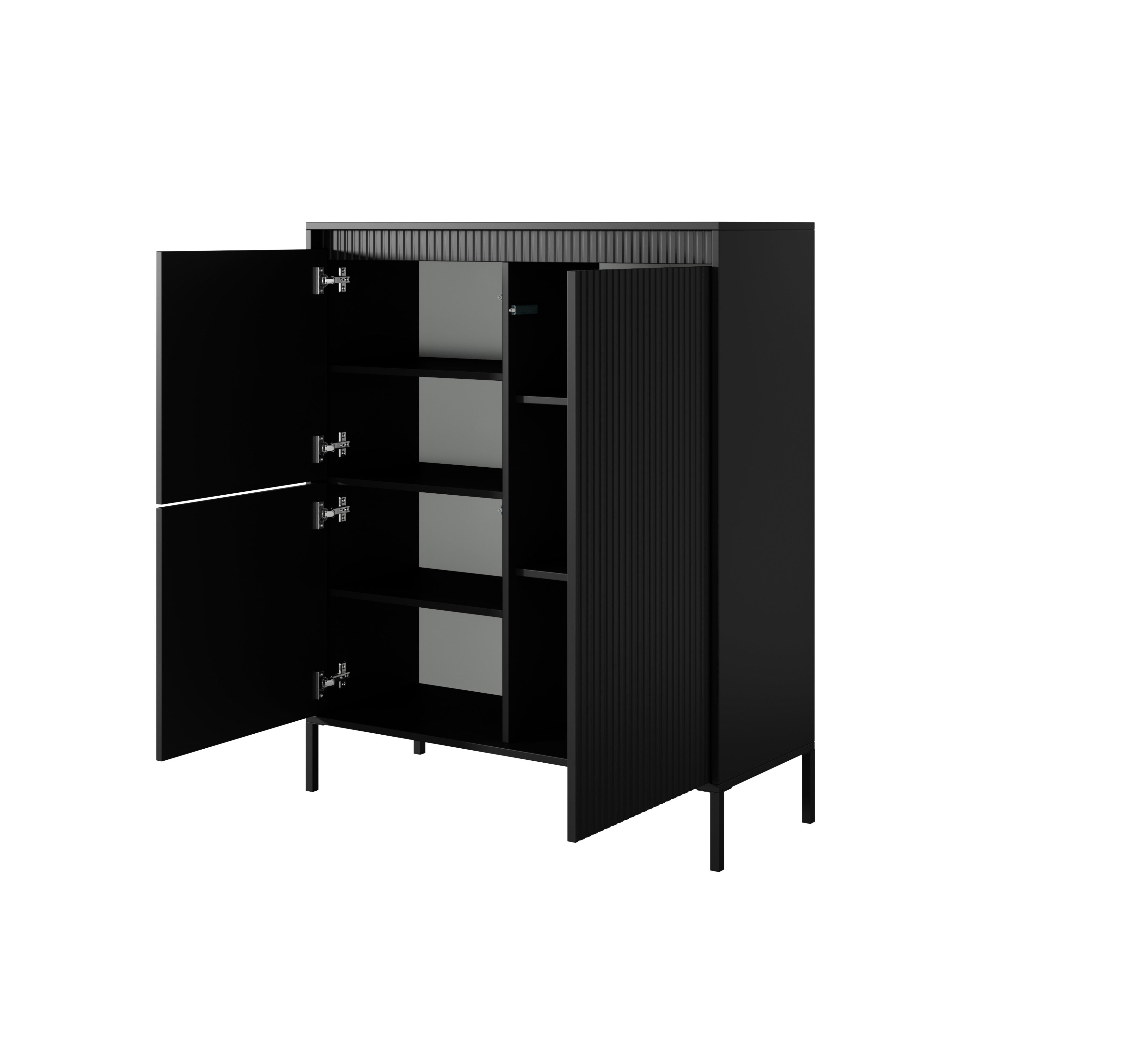 Lask Senso – High Sideboard 104 cm Black