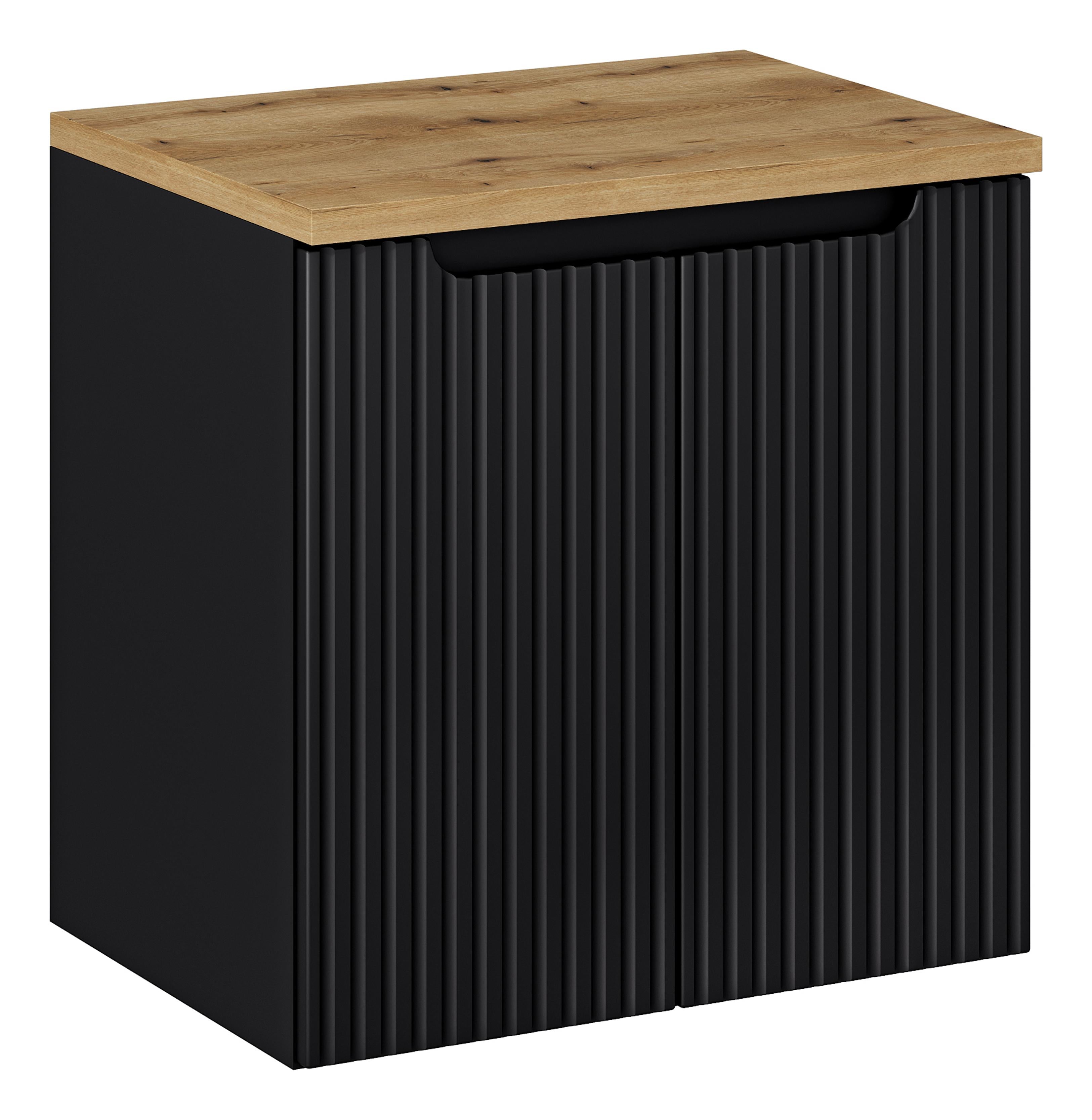 Nova Black 140CM Badezimmer-Set SET-NOB B OAK UN BEYOND 5 WH