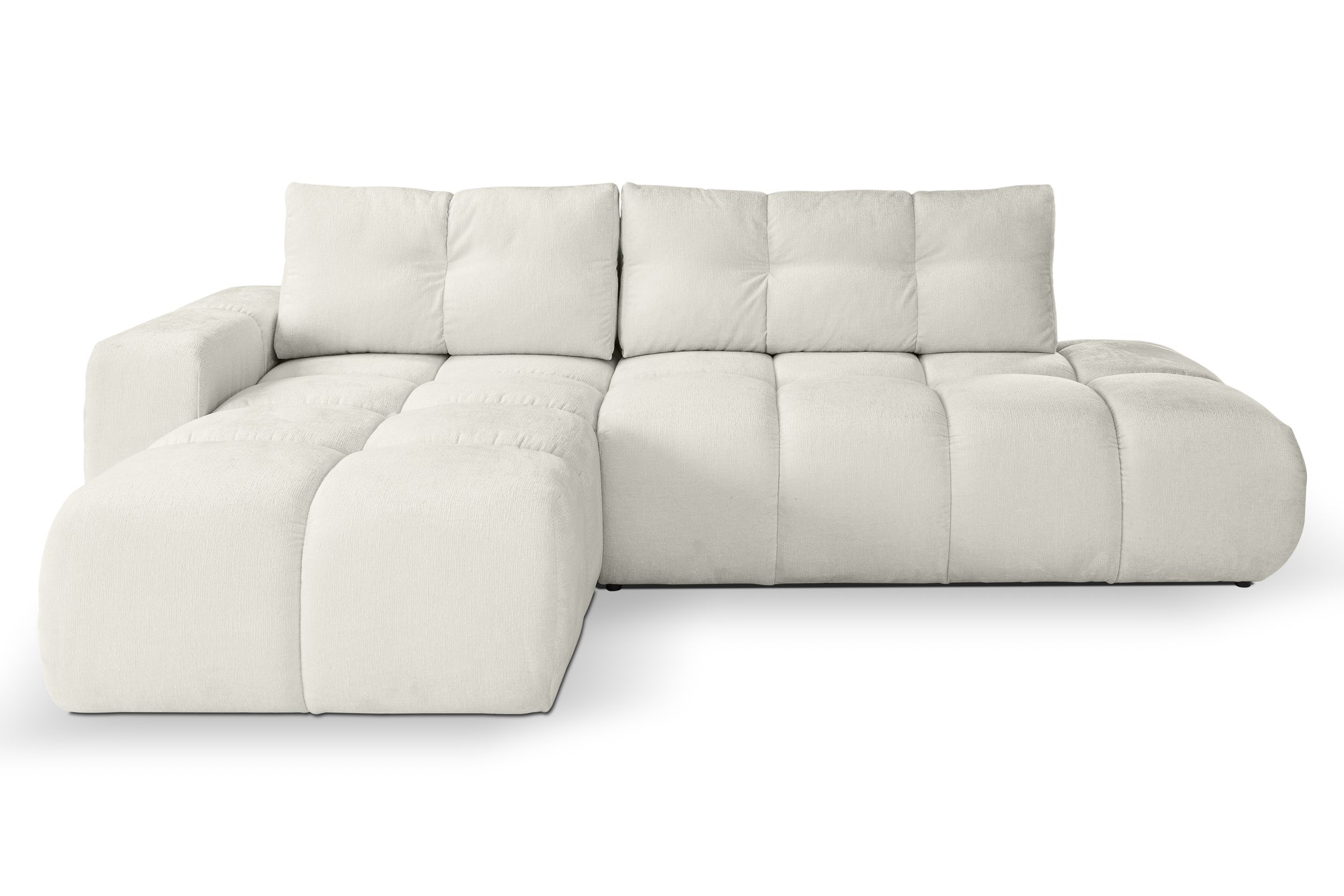 Lask SOHO Corner Sofa Bed with Storage – 286 x 177 cm – Left or Right Configuration