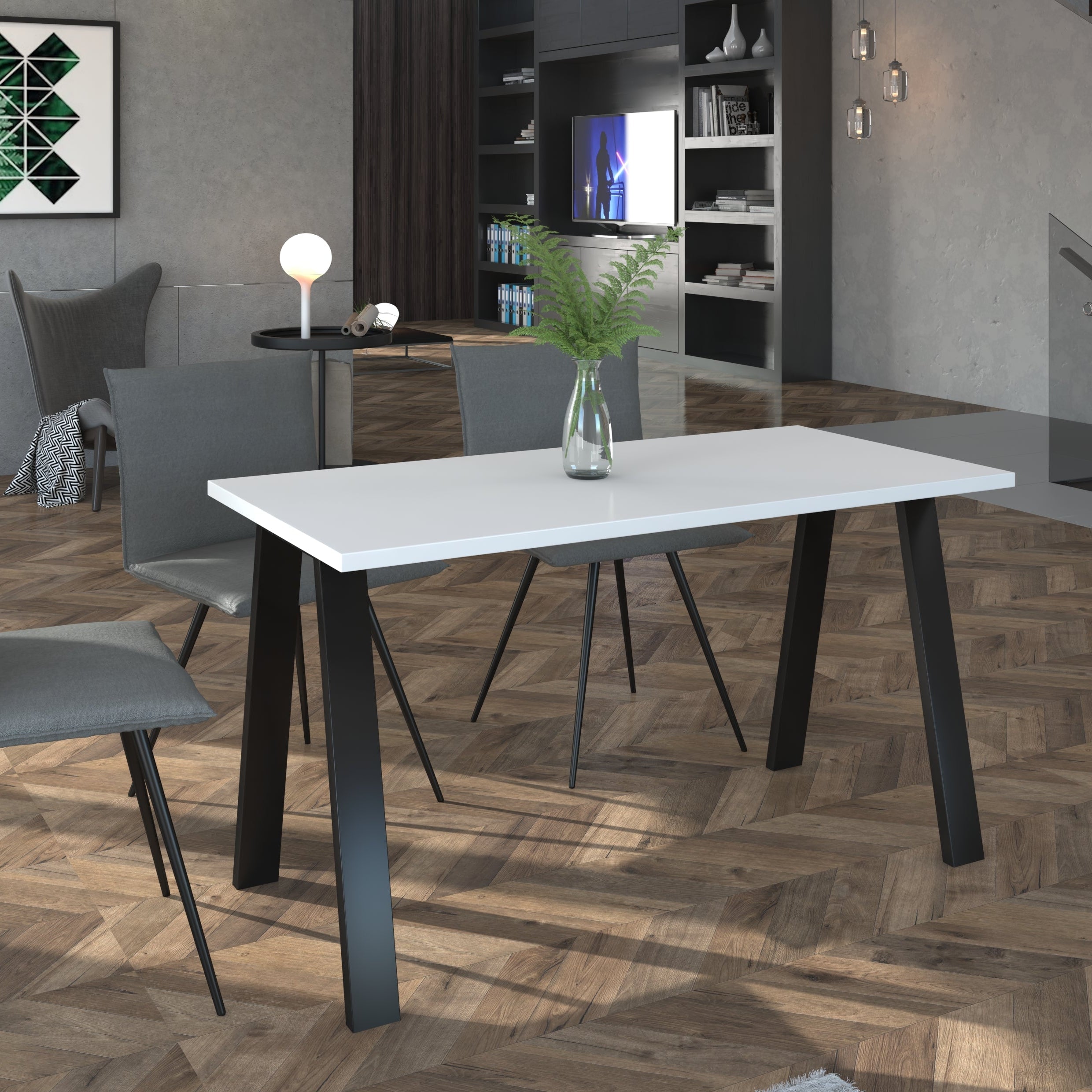 LE Kleo Table White 138 x 67 cm