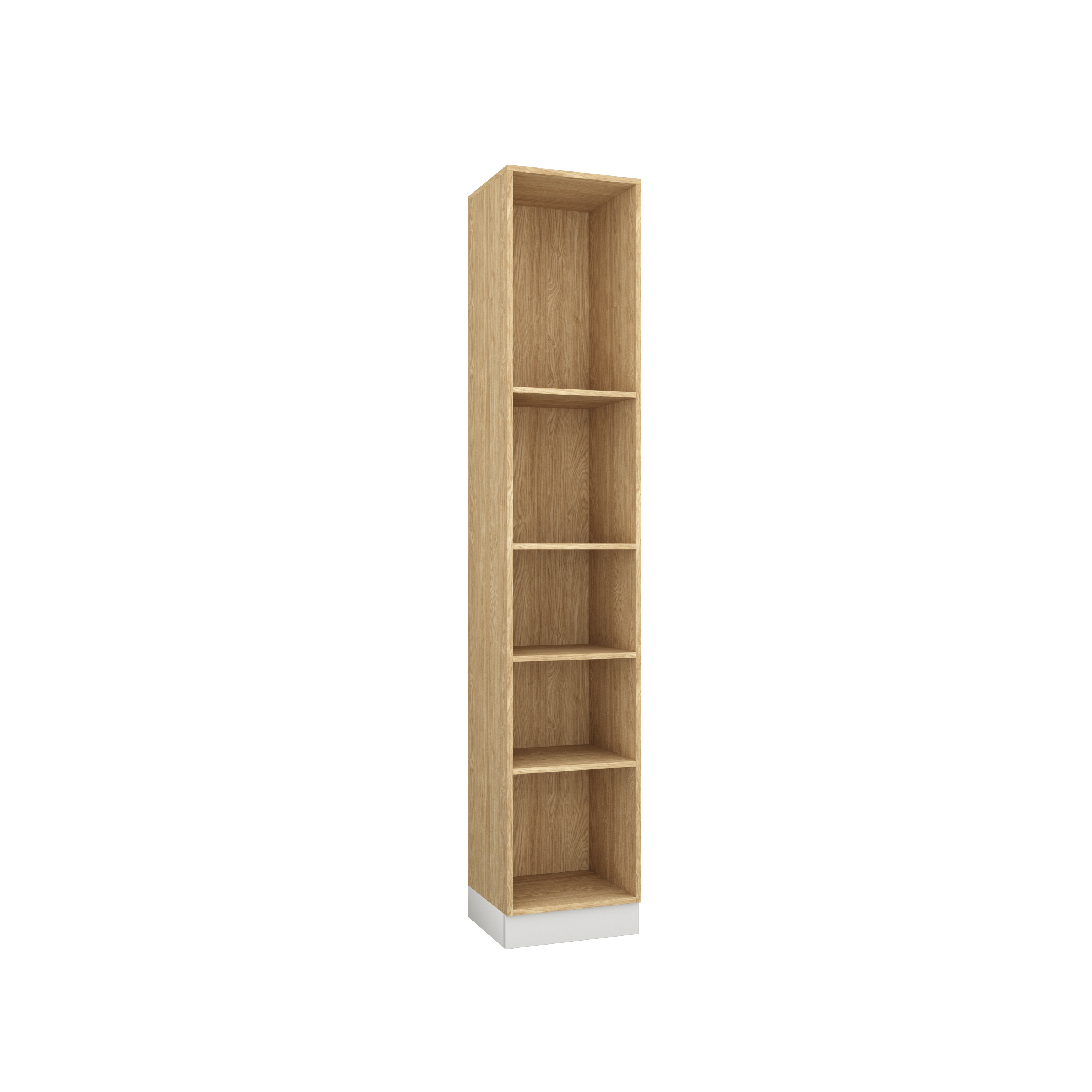 SLEEP VARIA Customizable Bedroom Build-in System – Oiled Oak / White Gloss