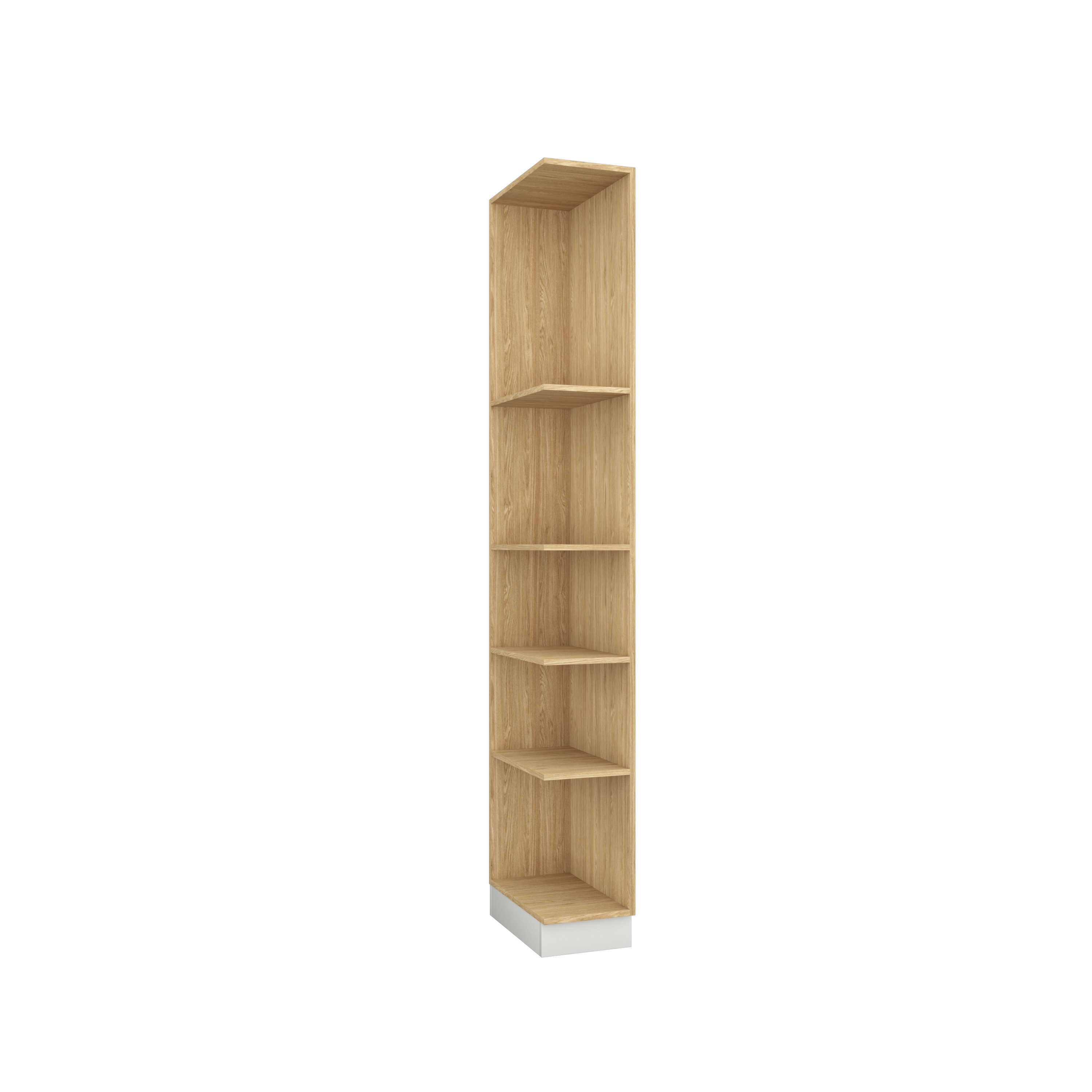 SLEEP VARIA Customizable Bedroom Build-in System – Oiled Oak / White Gloss