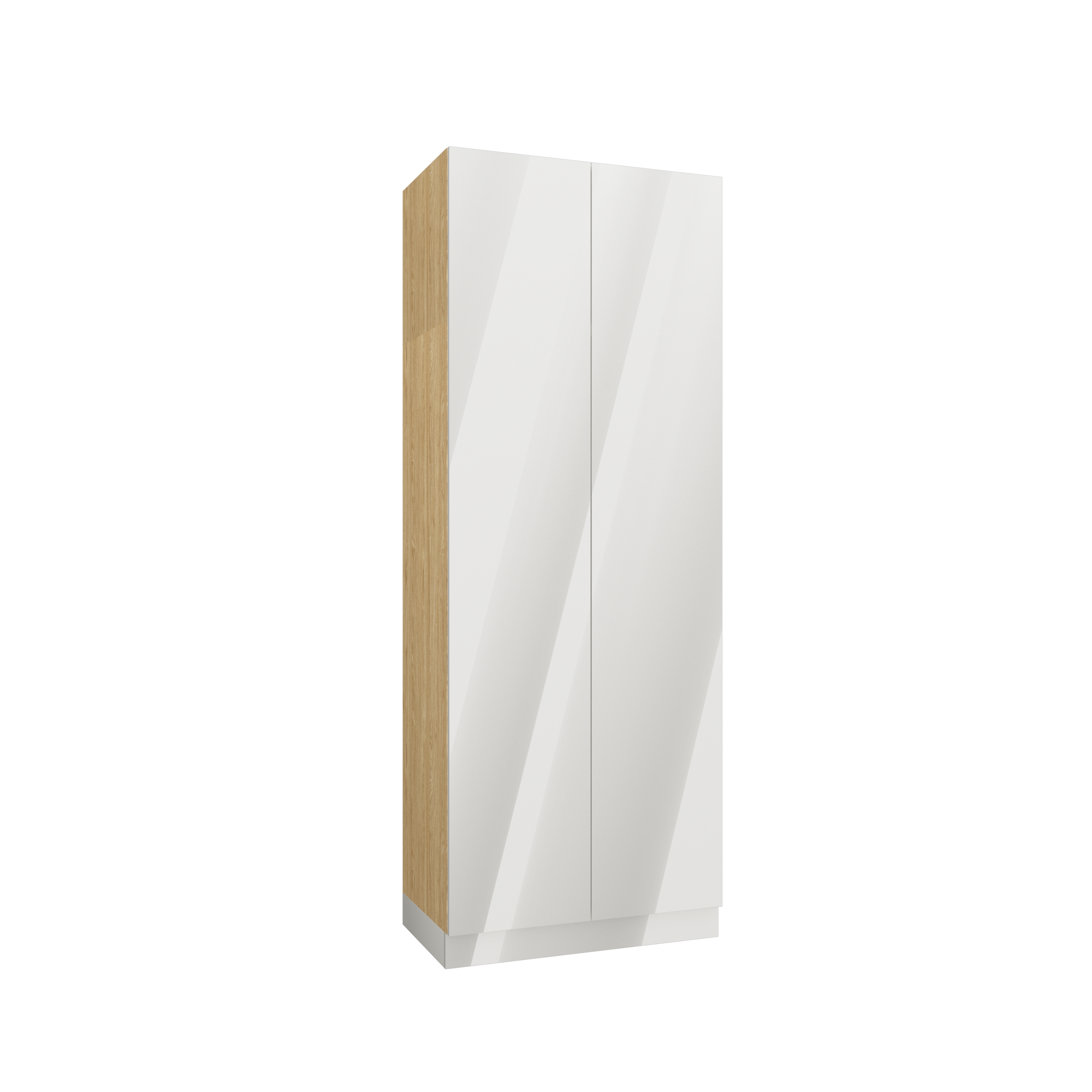 SLEEP VARIA Customizable Bedroom Build-in System – Oiled Oak / White Gloss