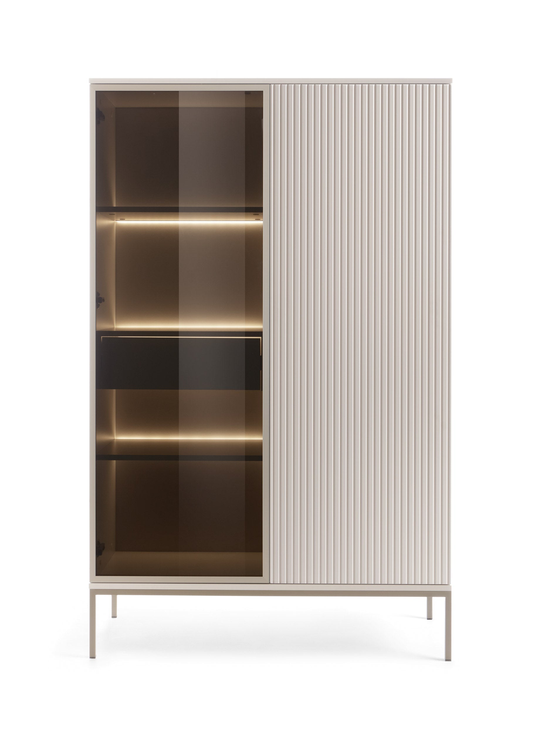 Sento Hohe Vitrine - Moderne Eleganz Kaschmir