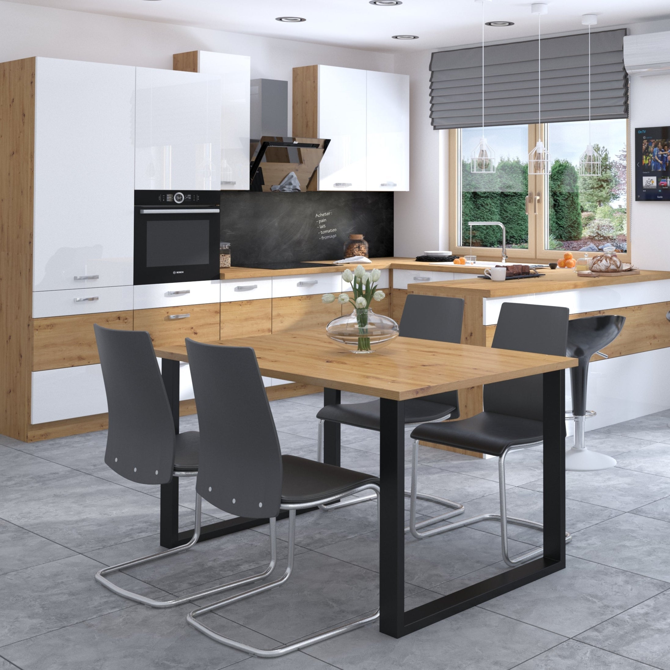 LE Imperial Table, Artisan Oak 138 x 90 cm