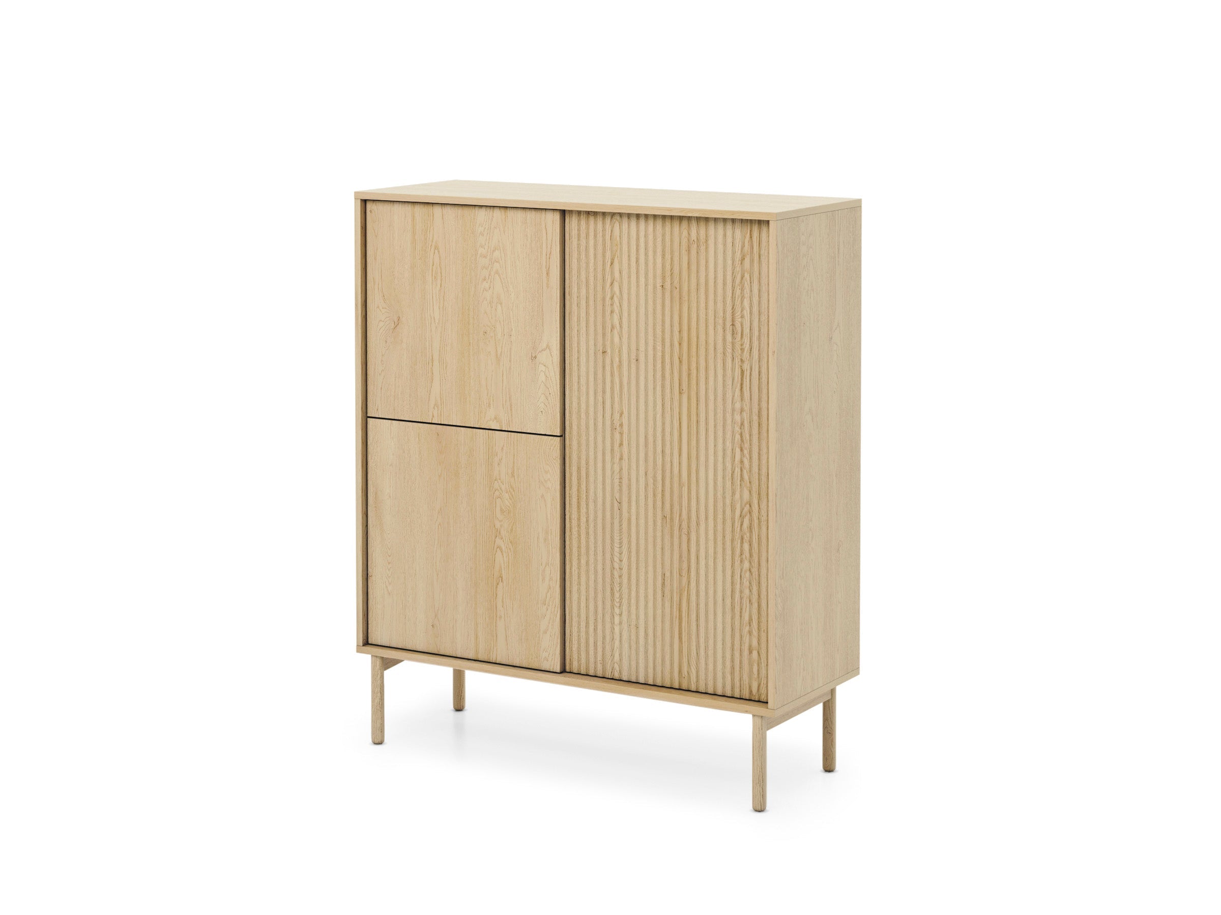 Lask Tavo – High Sideboard 3 Doors (103.5 × 121.8 × 39.5 cm)