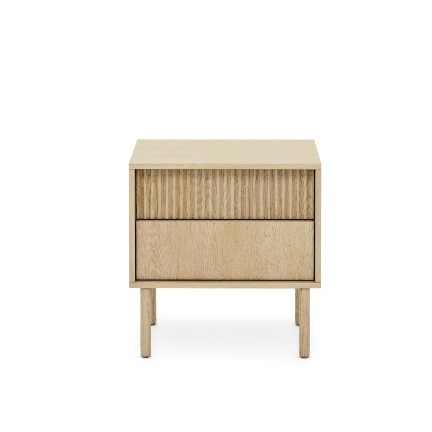Lask Tavo – Nightstand with 2 Drawers (53.5 × 55 × 39.5 cm)