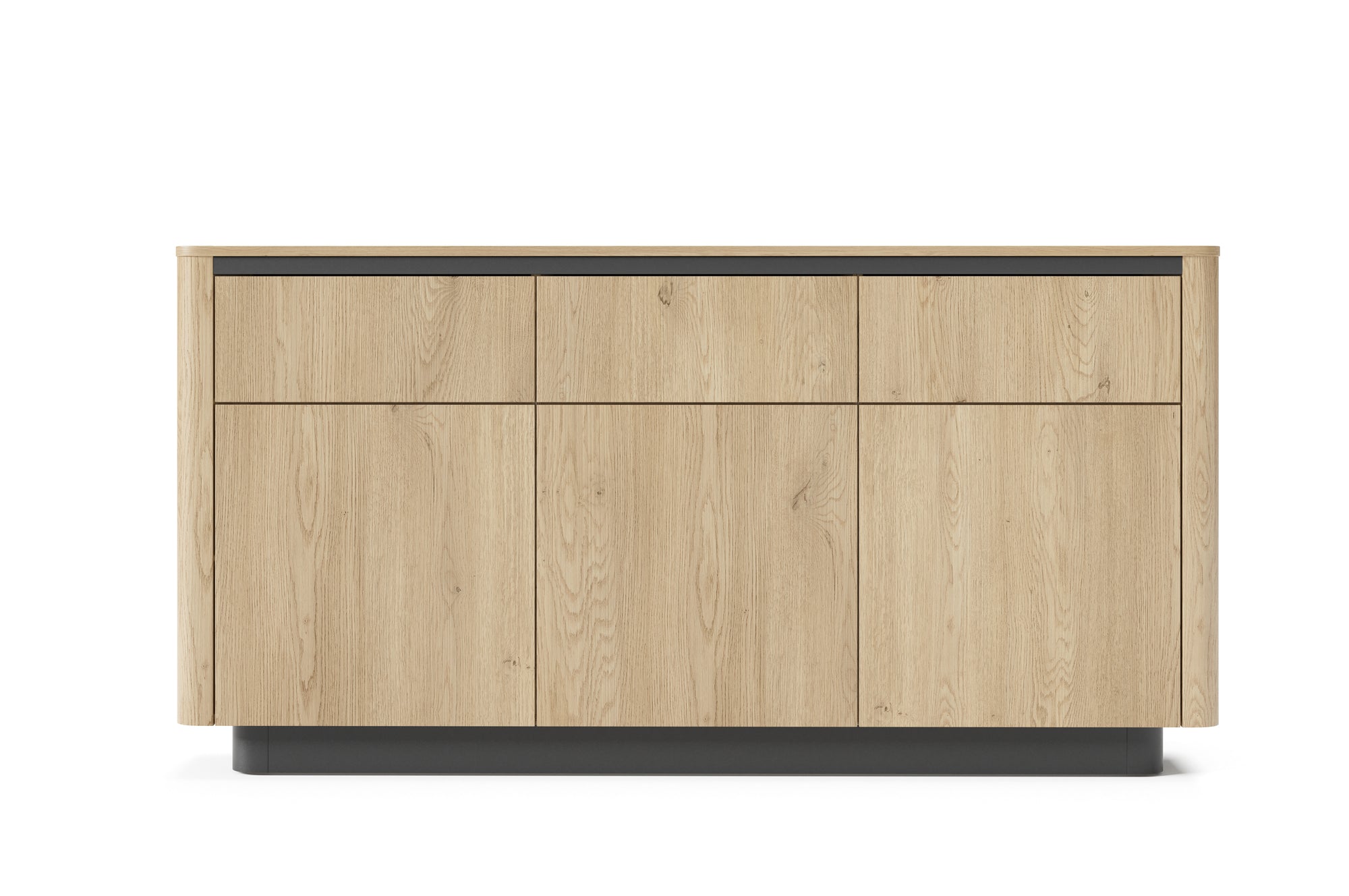 Lask Torro – Sideboard 163 cm with 3 Drawers and 3 Doors (163.2 × 82.9 × 38.1 cm)