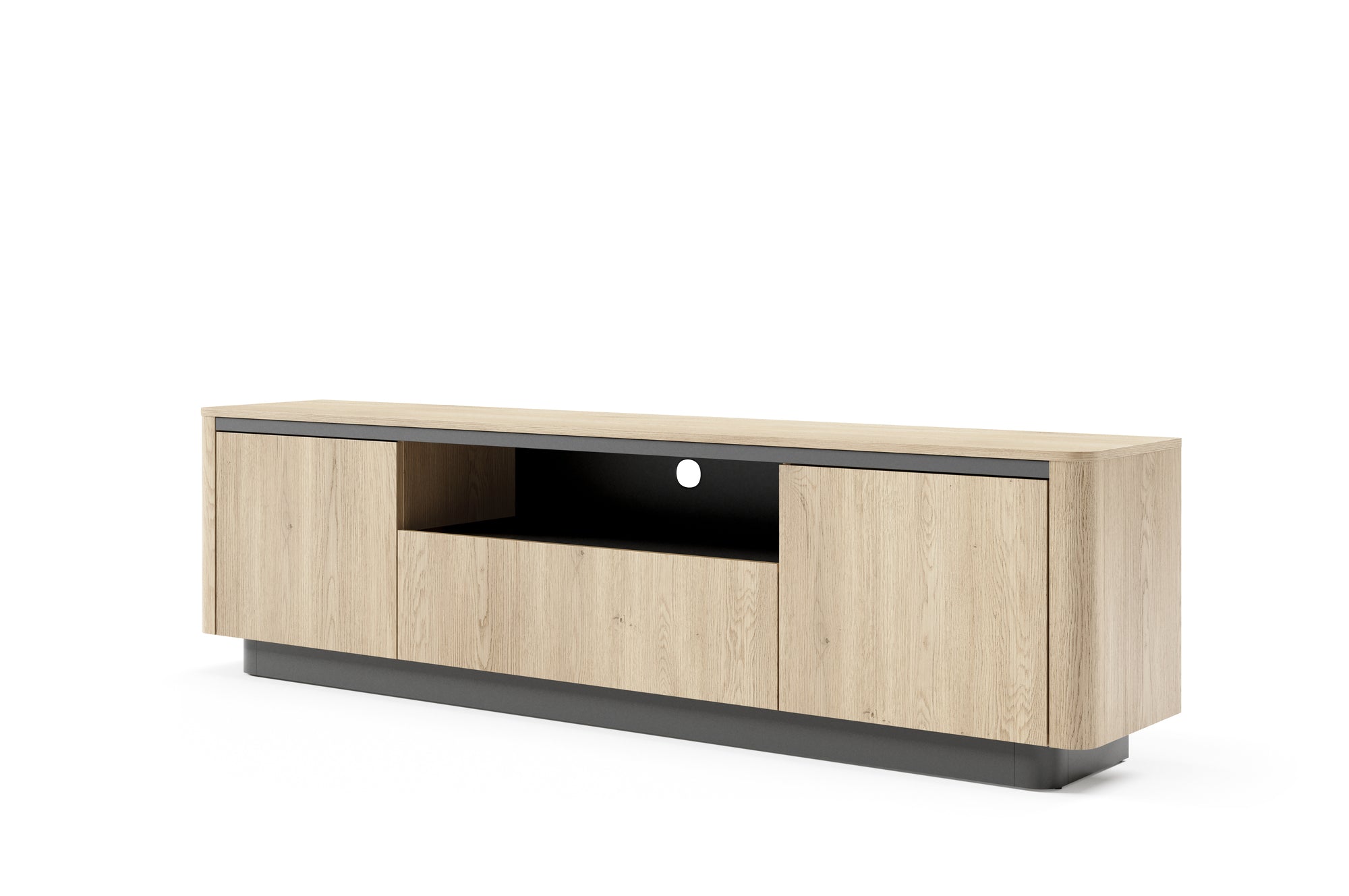 Lask Torro – TV Cabinet 200 cm with 3 Doors (200 × 54.9 × 38.1 cm)