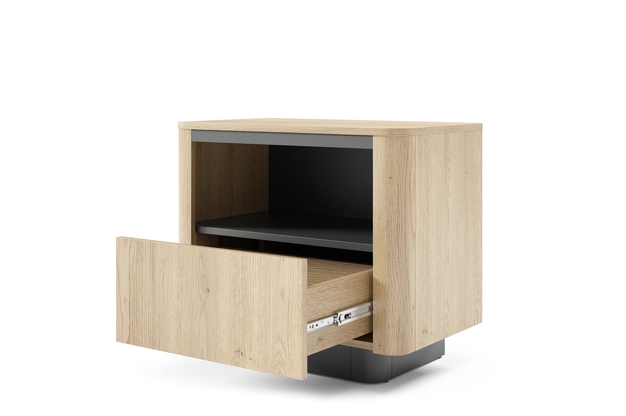 Lask Torro – Bedside Table with 1 Drawer (63.2 × 50.5 × 38.1 cm)
